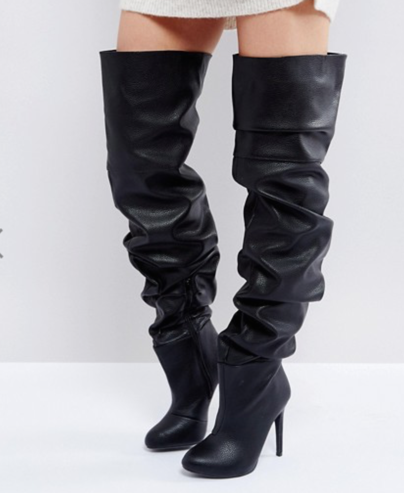thigh length boots