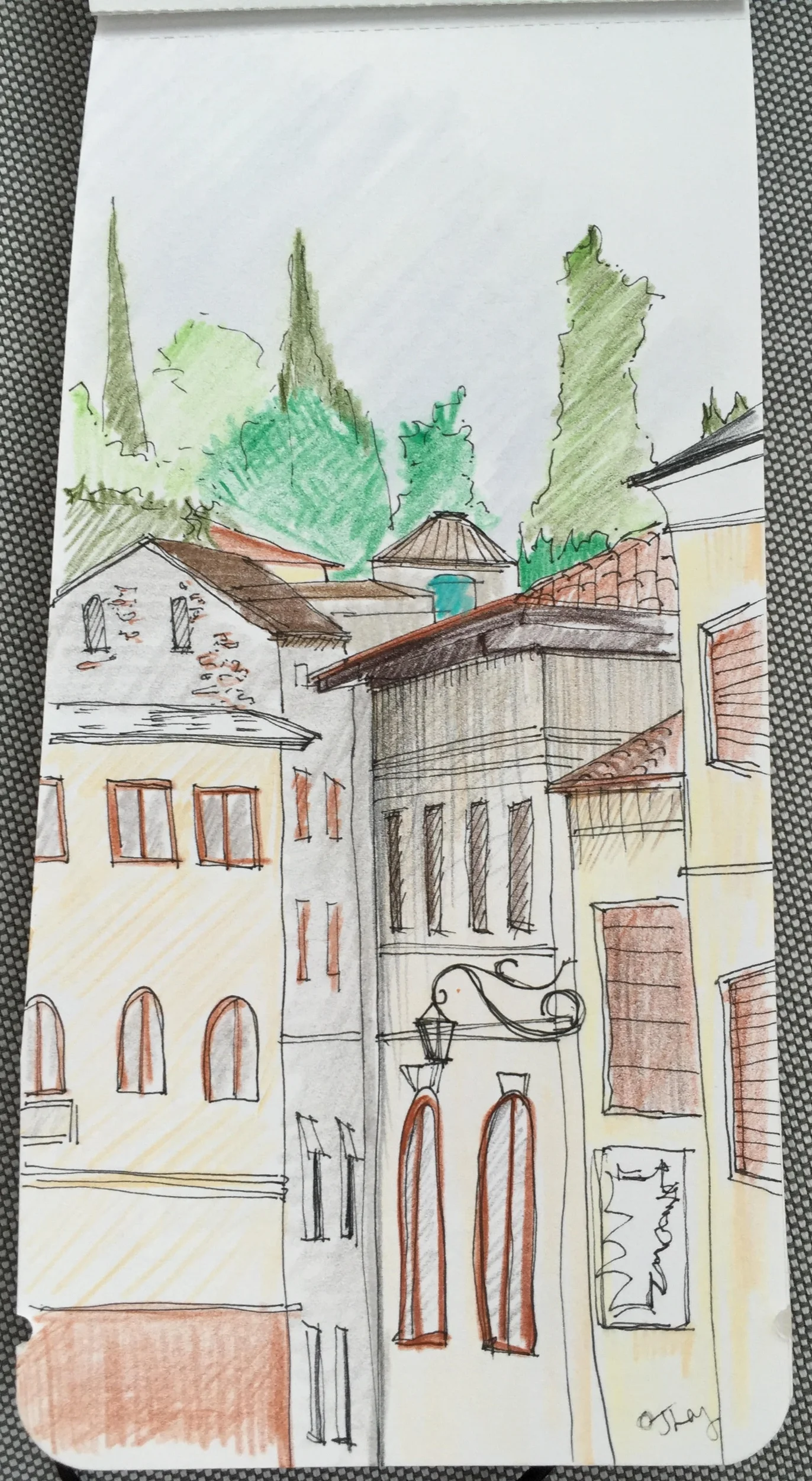 . . . an old image I found from back when I was in the South of France . . .