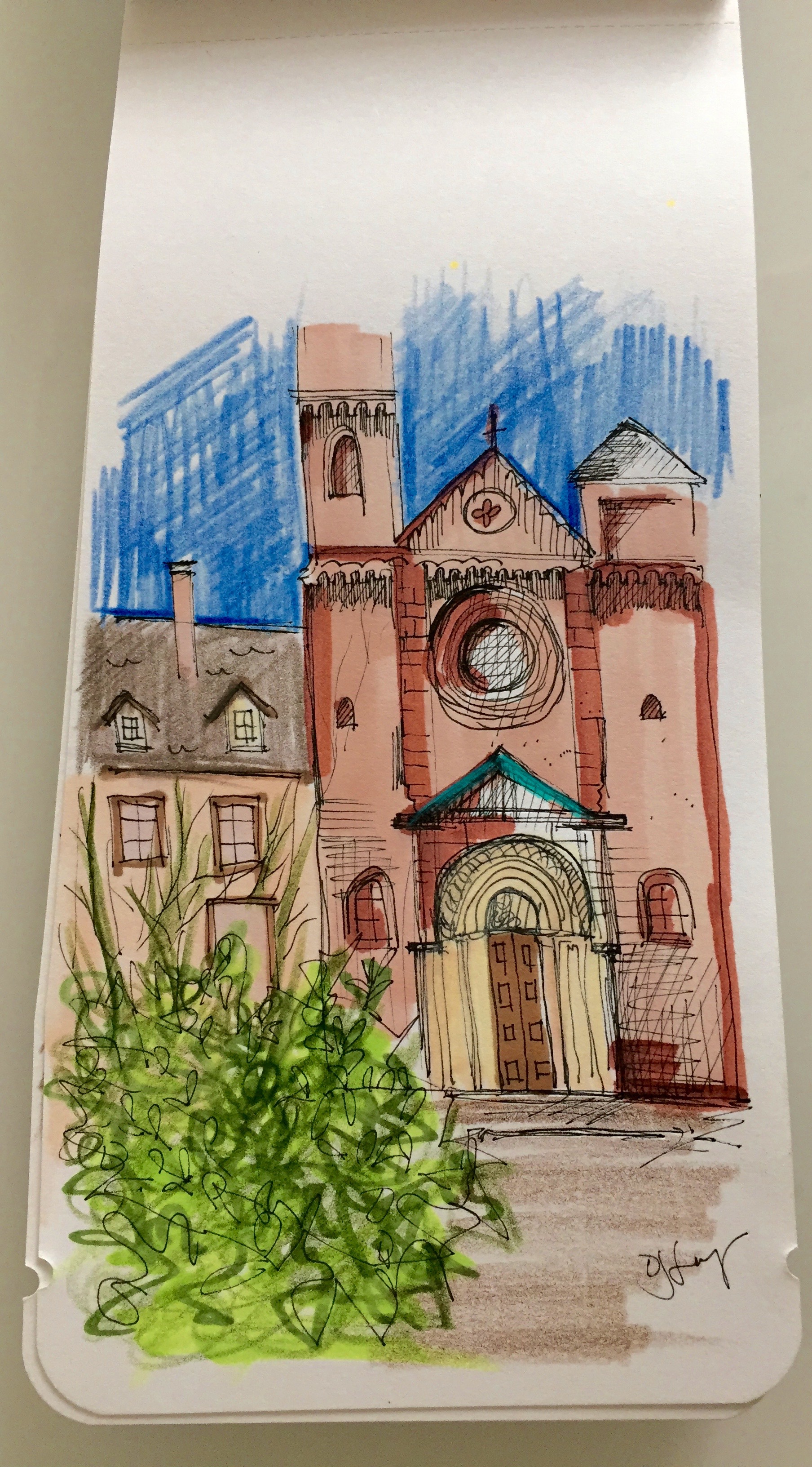 A vignette of one of the many places of worship in Worms.