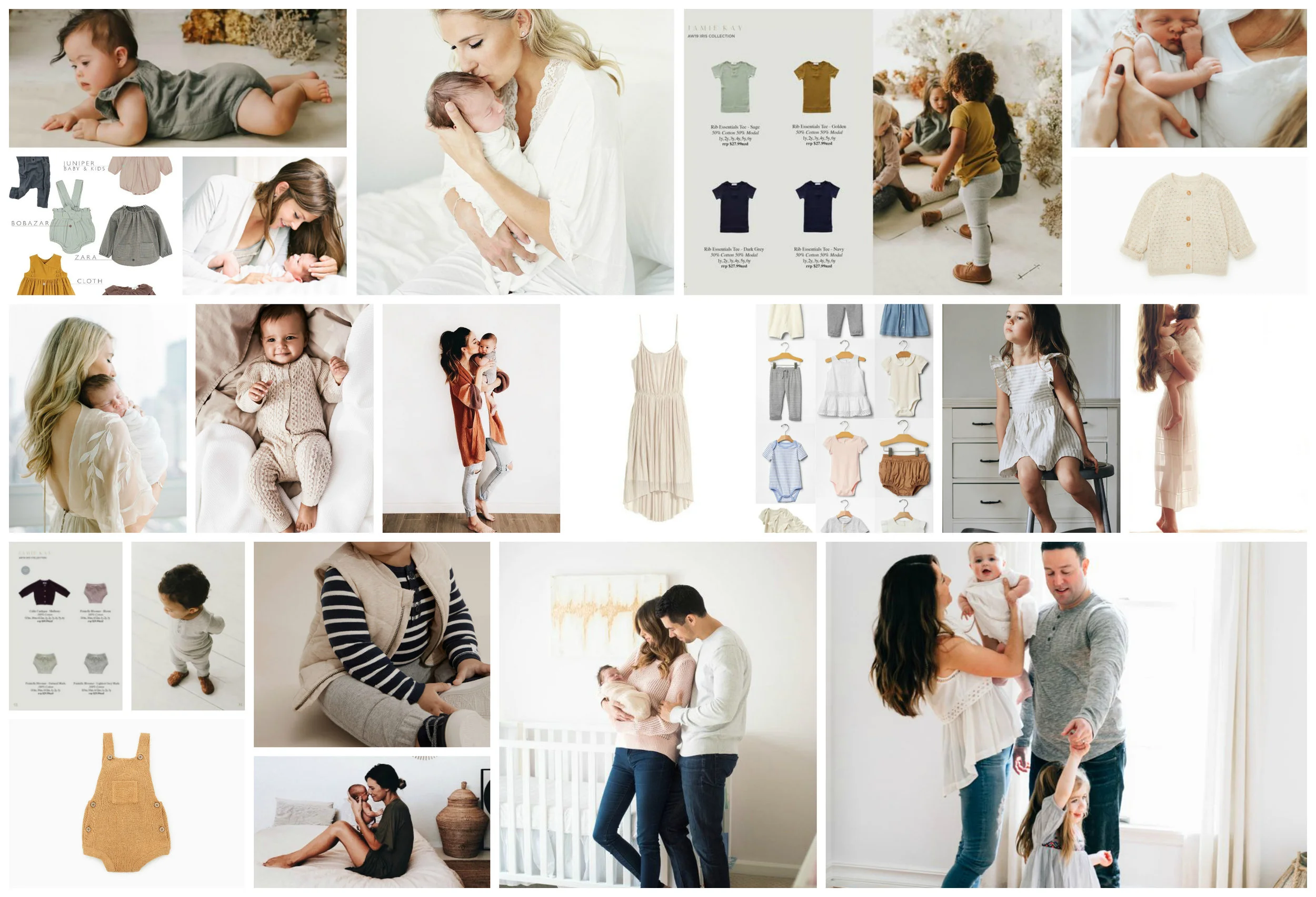 Neutral colours, soft tones and lots of organic texture. Think layers and flowing fabrics to flatter the bits we still feel nervous about.