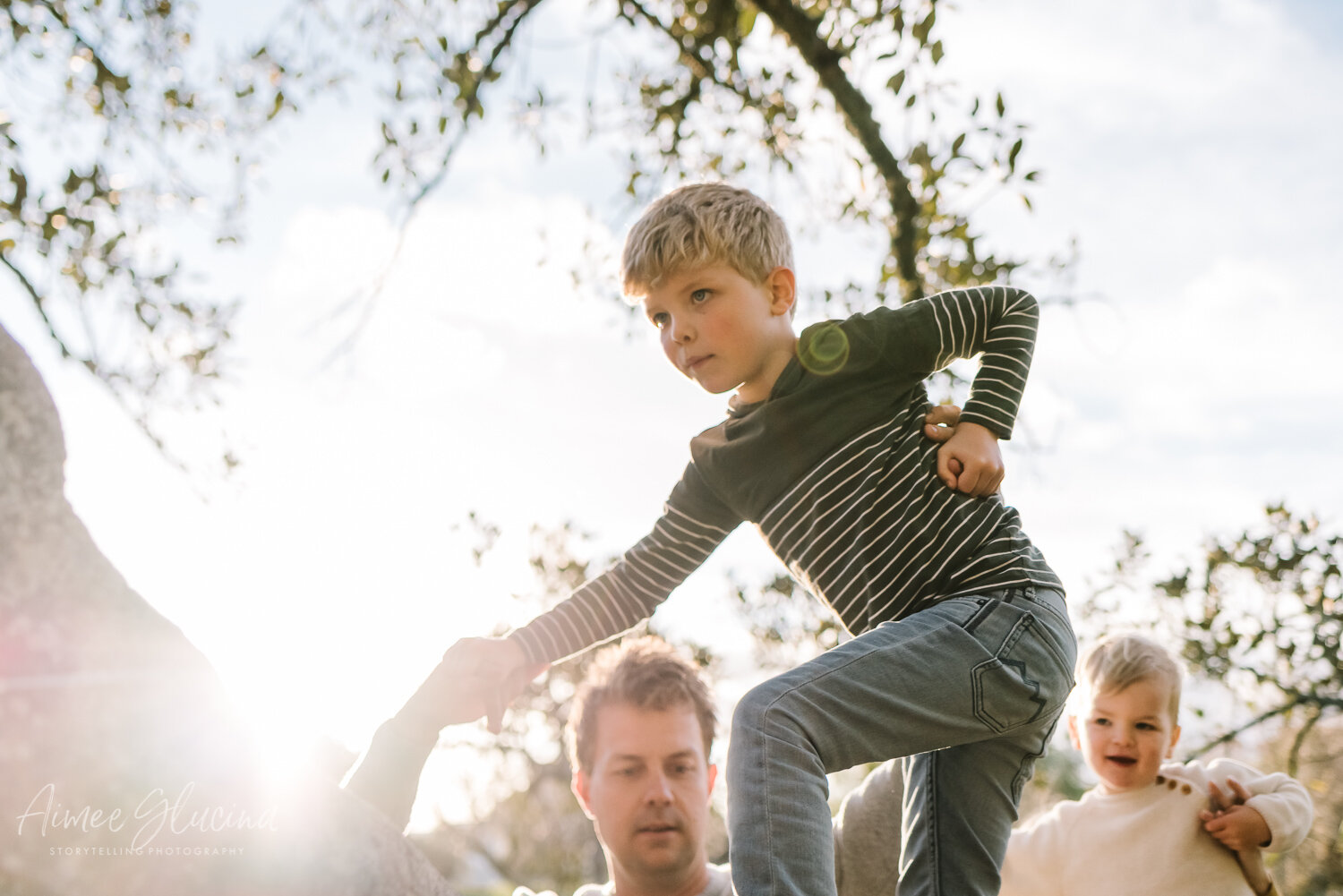 Golden Hour with sun flare Aimee Glucina Family Photography_.jpg