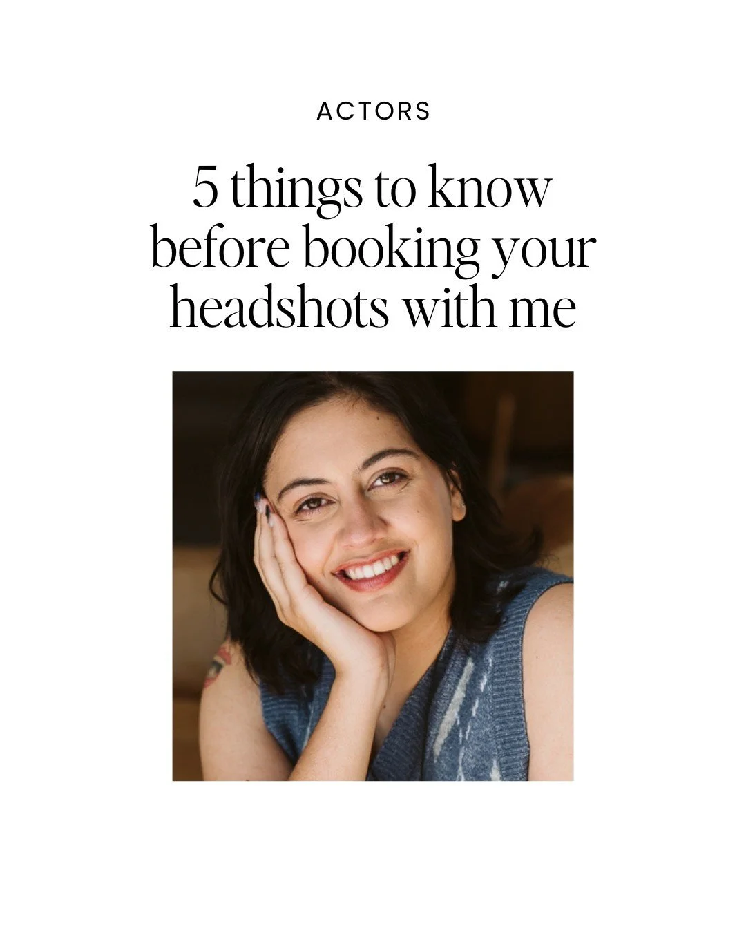 Auckland Actors - a few things you should know if you're deciding whether I'm the right photographer for your casting headshots.⁠
⁠
1. I use natural light (mostly). I prefer it and I find my clients are more relaxed when we shoot in natural light but