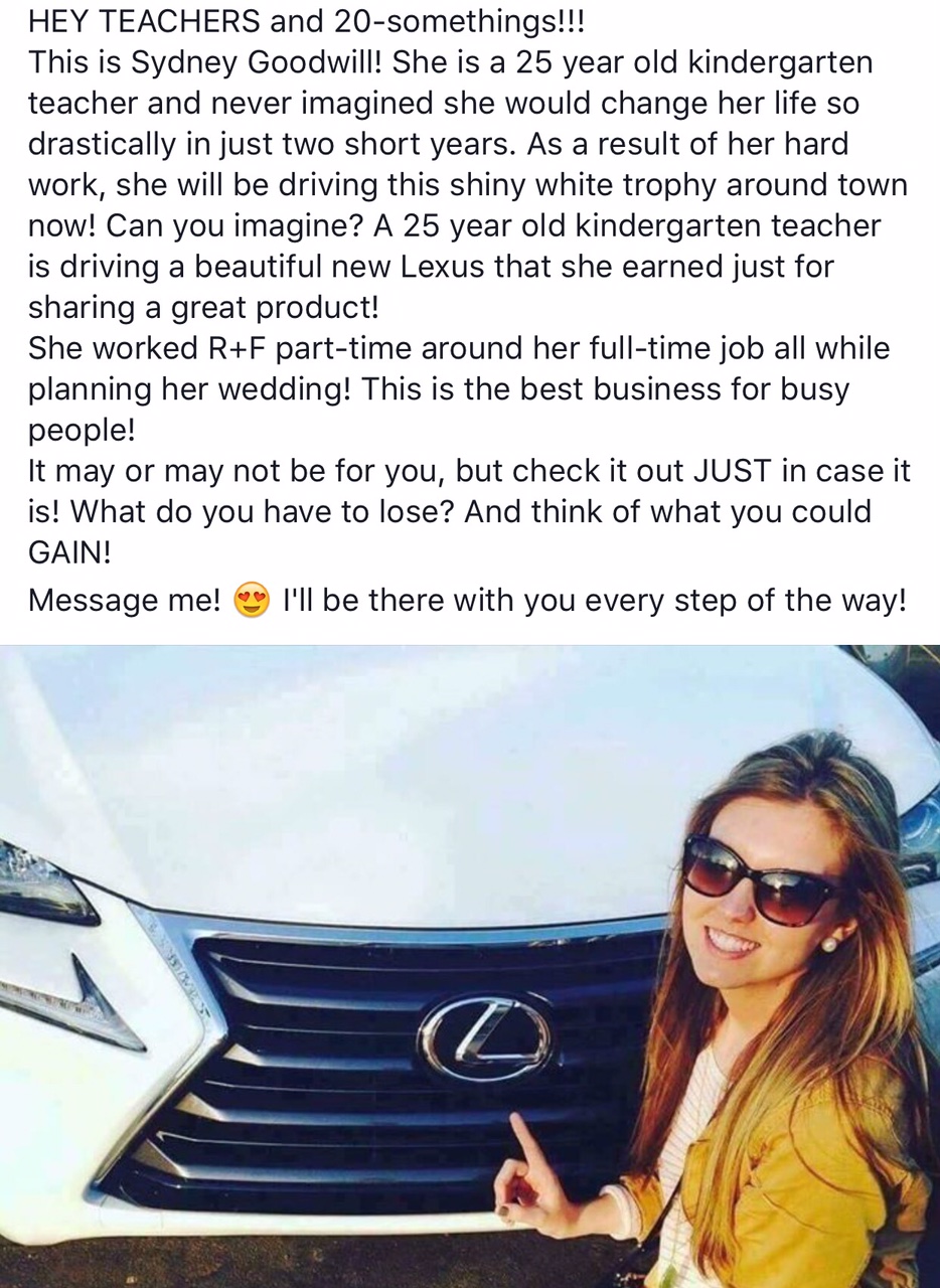 "Kids, for show and tell today we're going to go out to the parking lot and admire Miss Sydney's Lexus" "Miss Sydney, my mom says you're the victim of a pyramid scheme" "Greg, tell your mother that the only shiny white trophy she'll ever know is her own reflection in a glass of chardonnay"