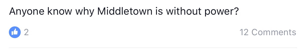 The revolution is among us, brethren! We must fight in the name of Middletown. Middletown is without power?