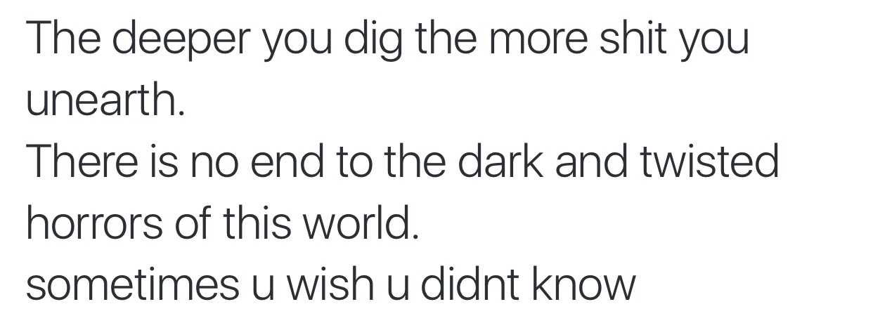 Working in a septic tank is tough but don't let that fool you, the world is full of literal shit and I know you wish you didn't know but now you do