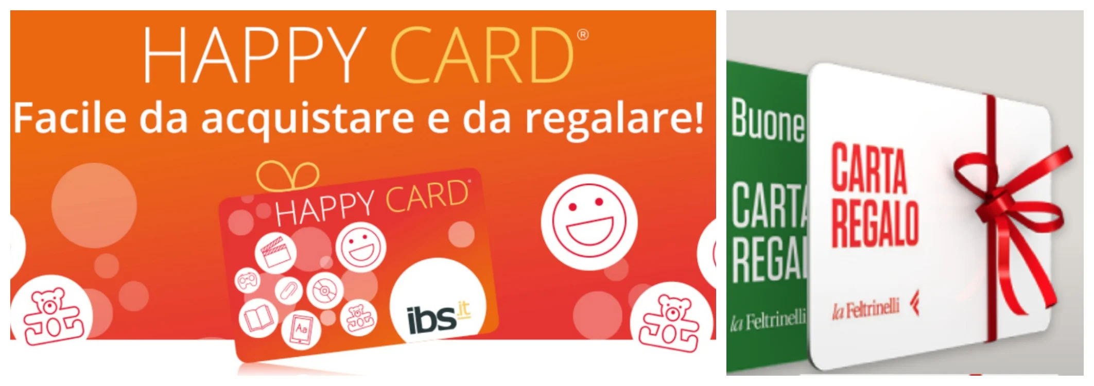 Carte Regalo di Feltrinelli e IBS