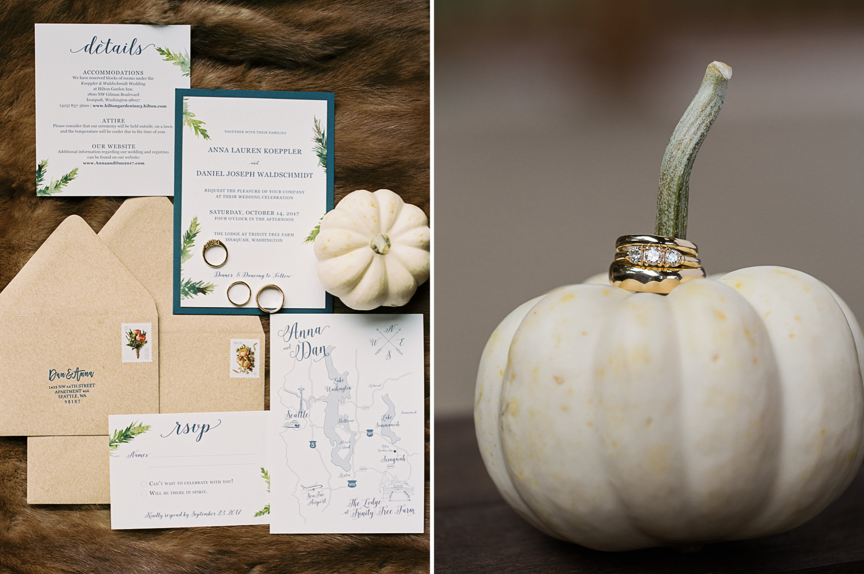 Trinity Tree Farm Wedding Amy Kiel Photography