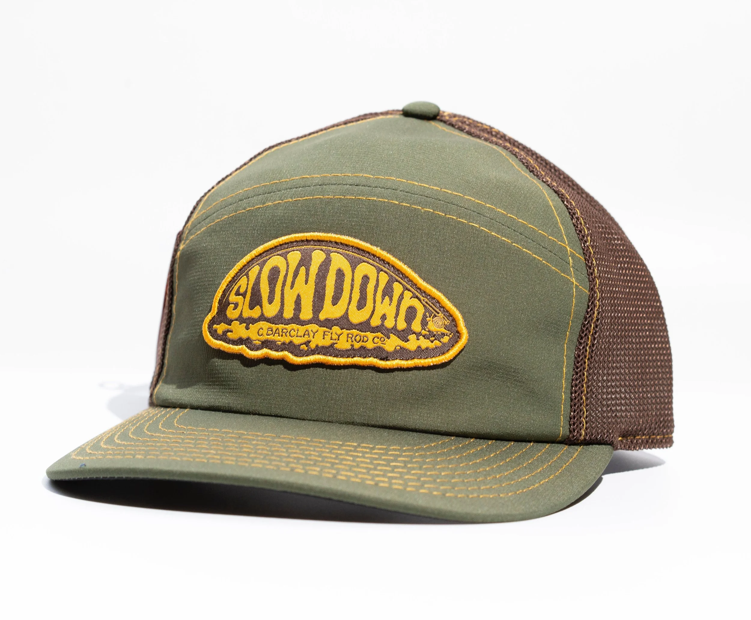 CBFRCo x Remedy Provisions SLOW DOWN Hat - Breen Mesh Back