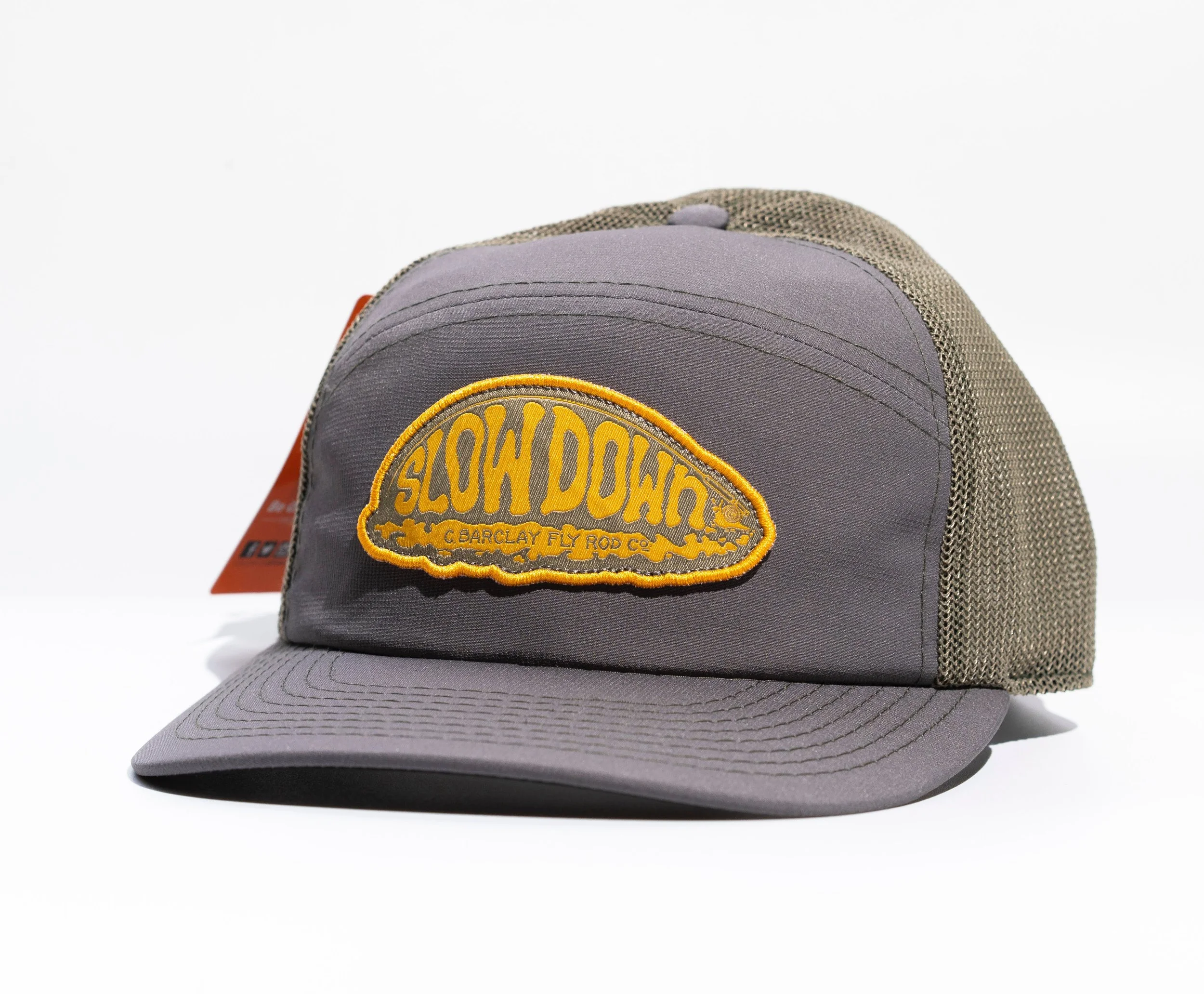 CBFRCo x Remedy Provisions SLOW DOWN Hat - Gray Mesh Back