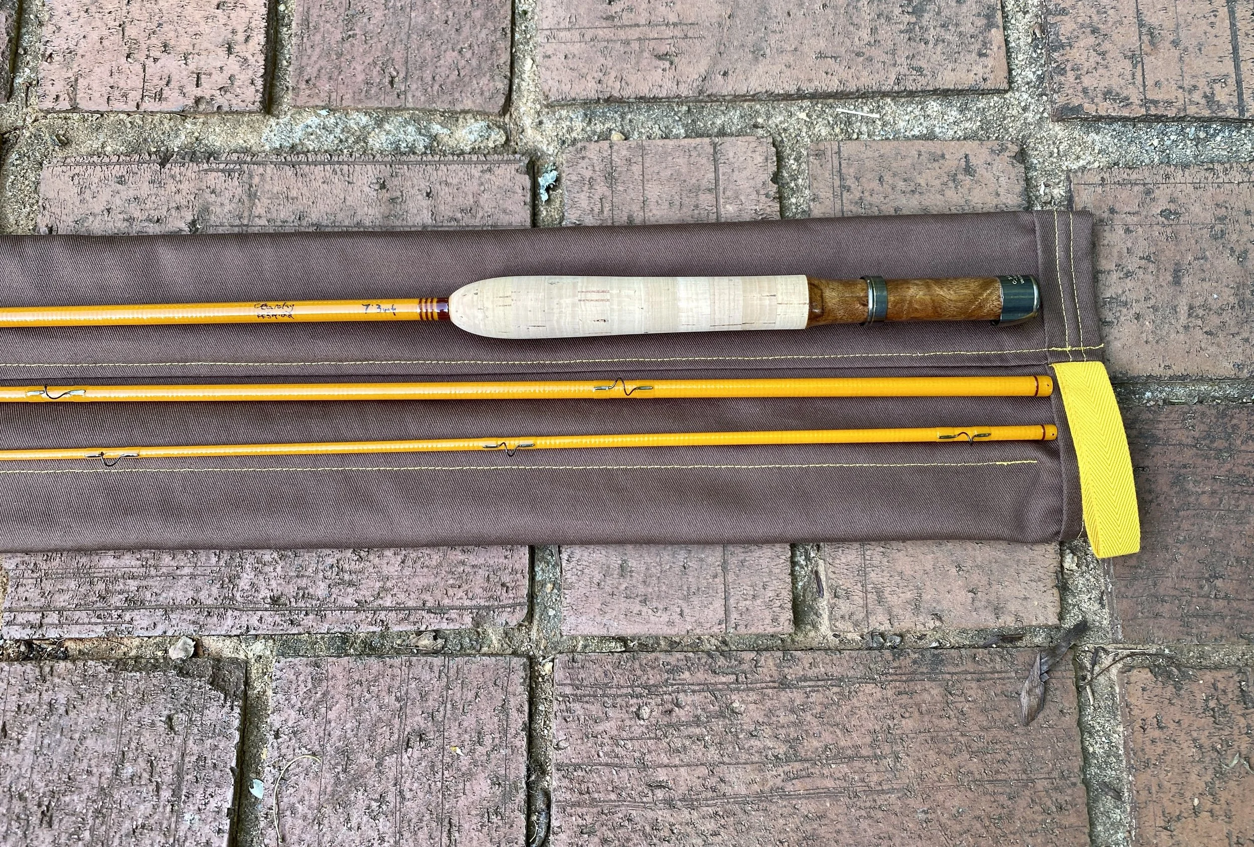 Synthesis 7' 3wt 3 piece fiberglass fly rod #54-22