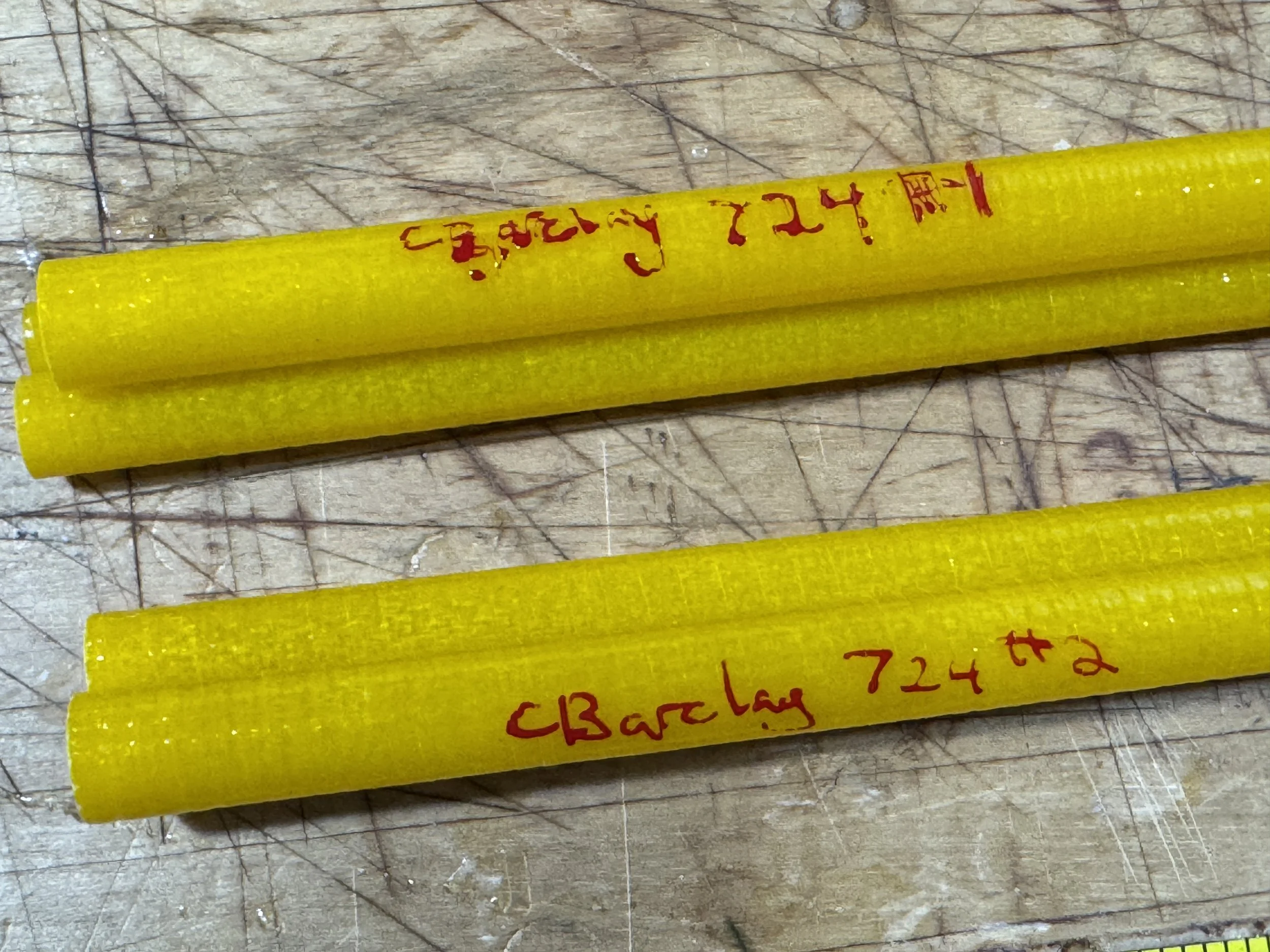 BLANK:  Synthesis 7'9"5wt 3 piece General Practitioner sunrise yellow