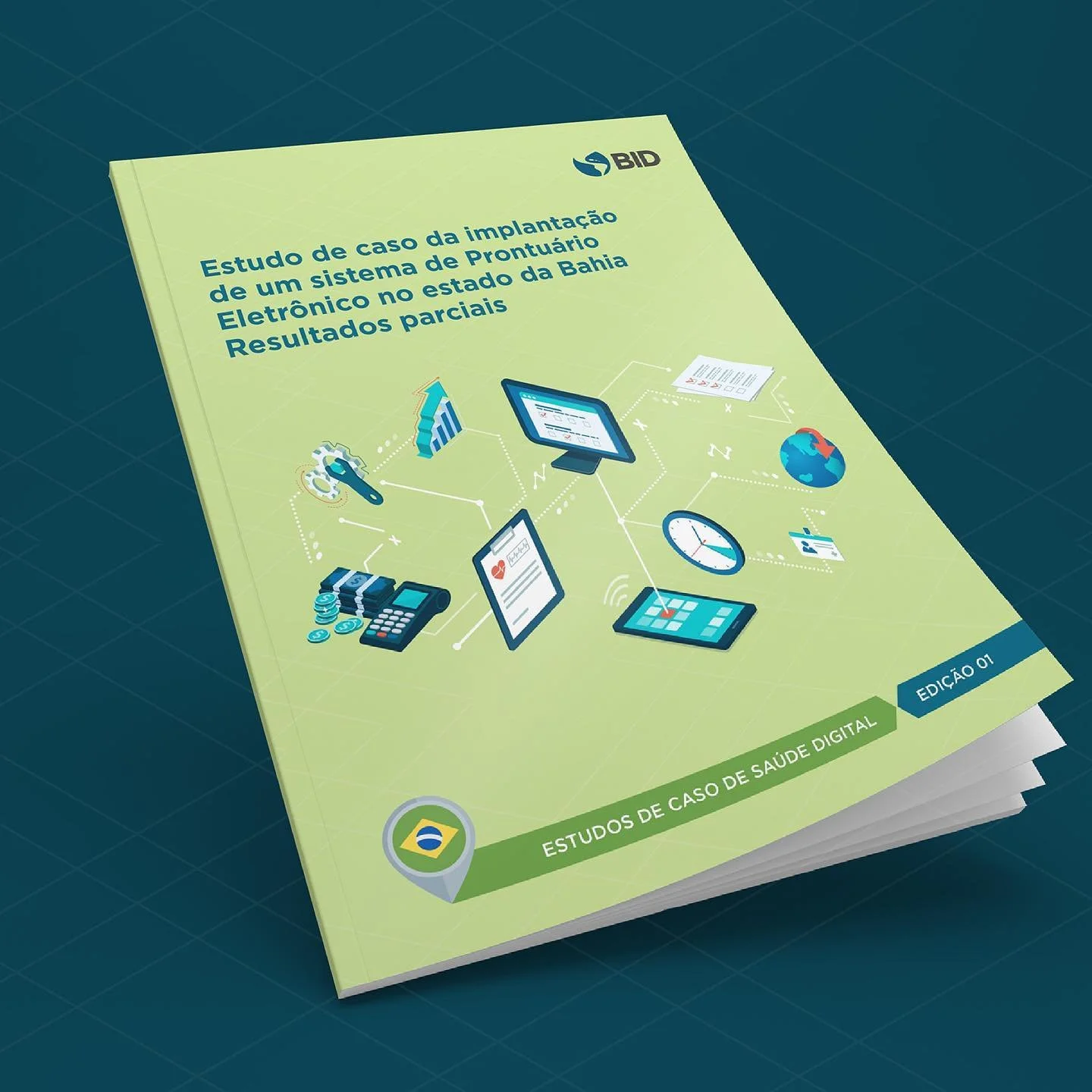 Some spreads of this recent editorial design project &ldquo;Estudo de caso da implanta&ccedil;&atilde;o de um sistema de Prontu&aacute;rio Eletr&ocirc;nico no estado da Bahia&rdquo;

🇧🇷🩺🏥💻 

#editorialdesign #ngo #bid #brasil #bahia 
#graphicdes