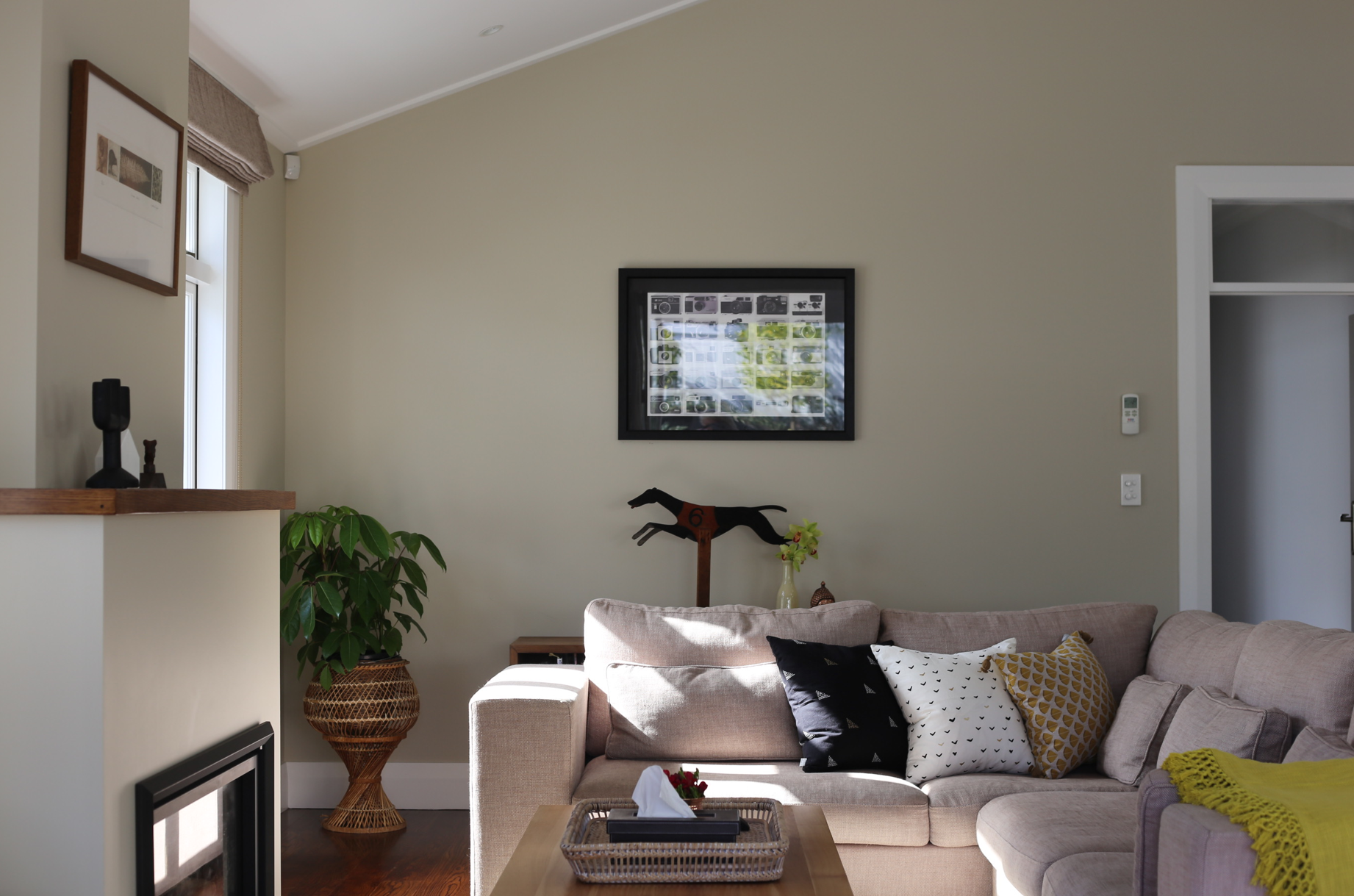 Half & Half staging of modern four bedroom villa