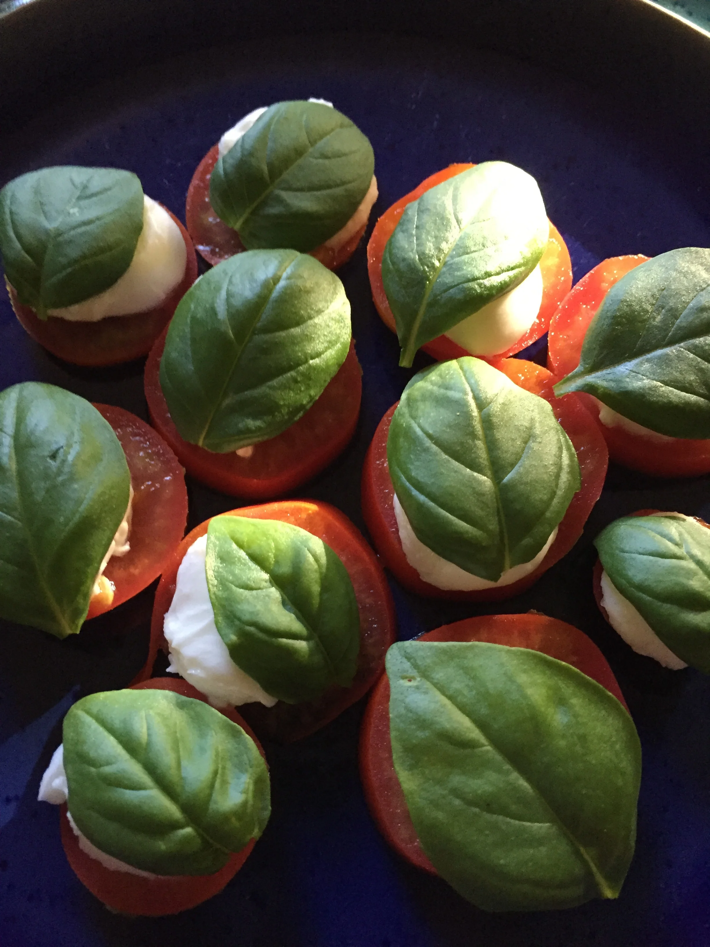 the first Caprese salad of the summer