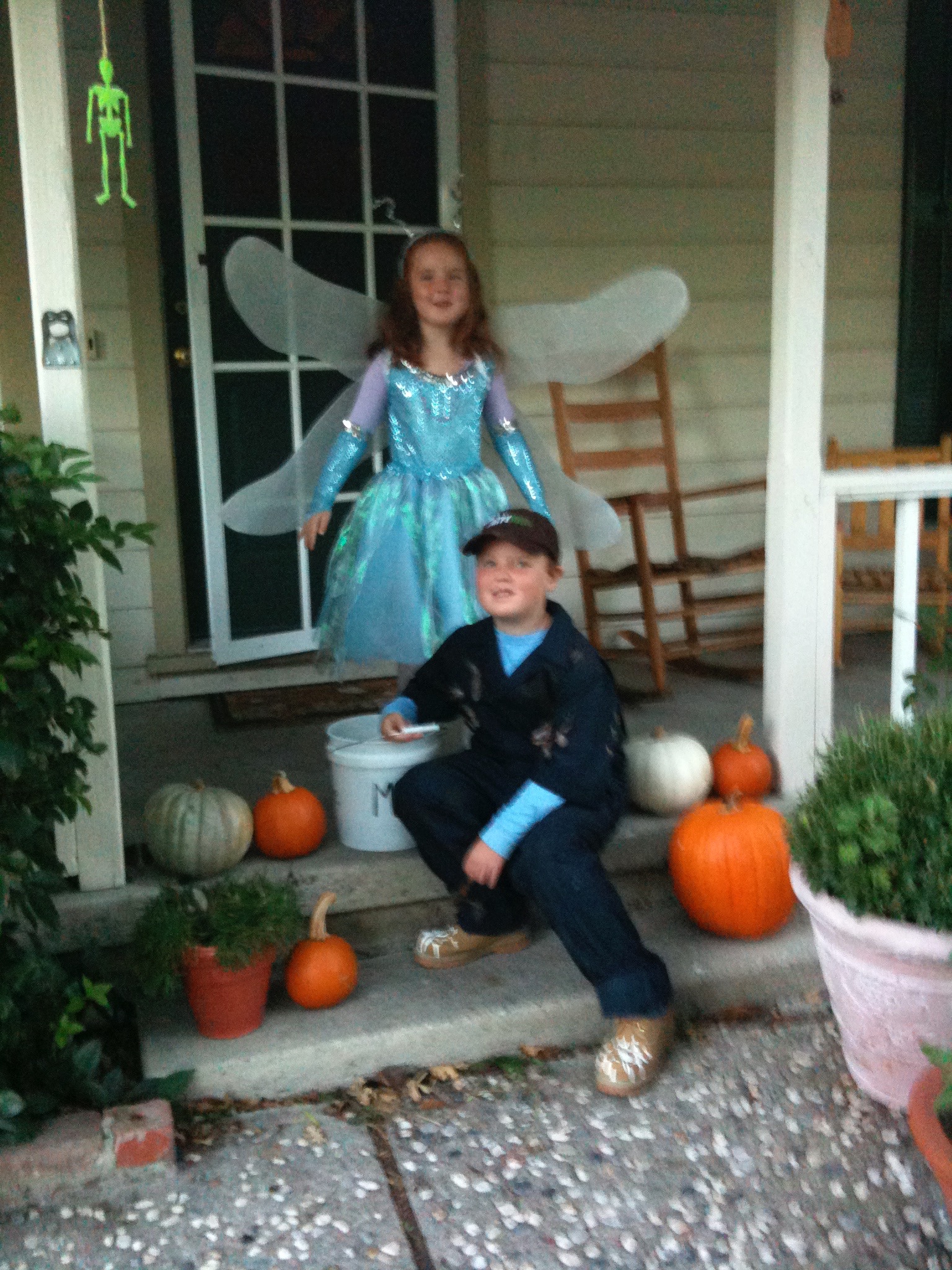 Mike Rowe (Dirty Jobs) and shiny generic butterfly (sensing a theme?)