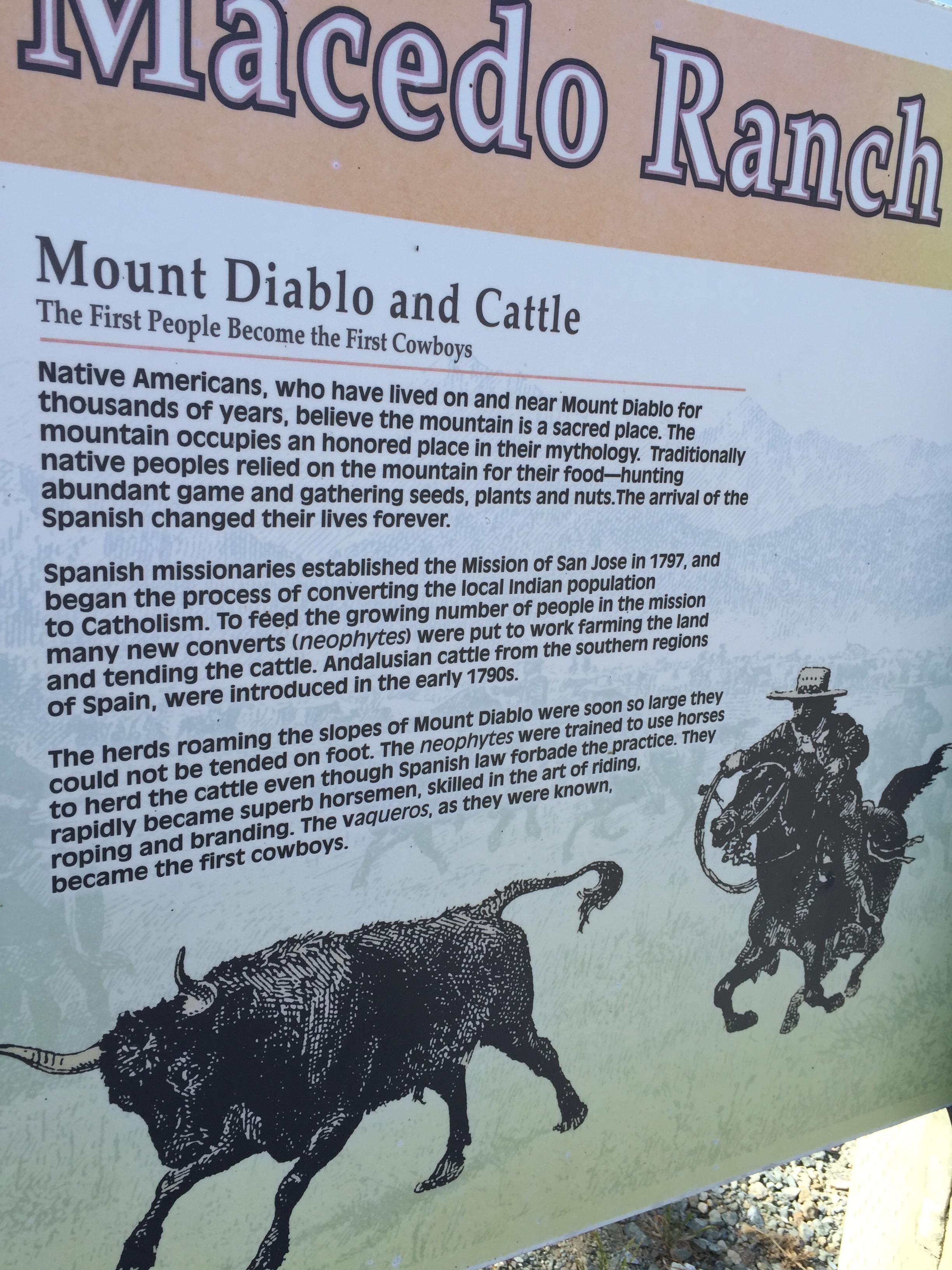A sign at the trailhead