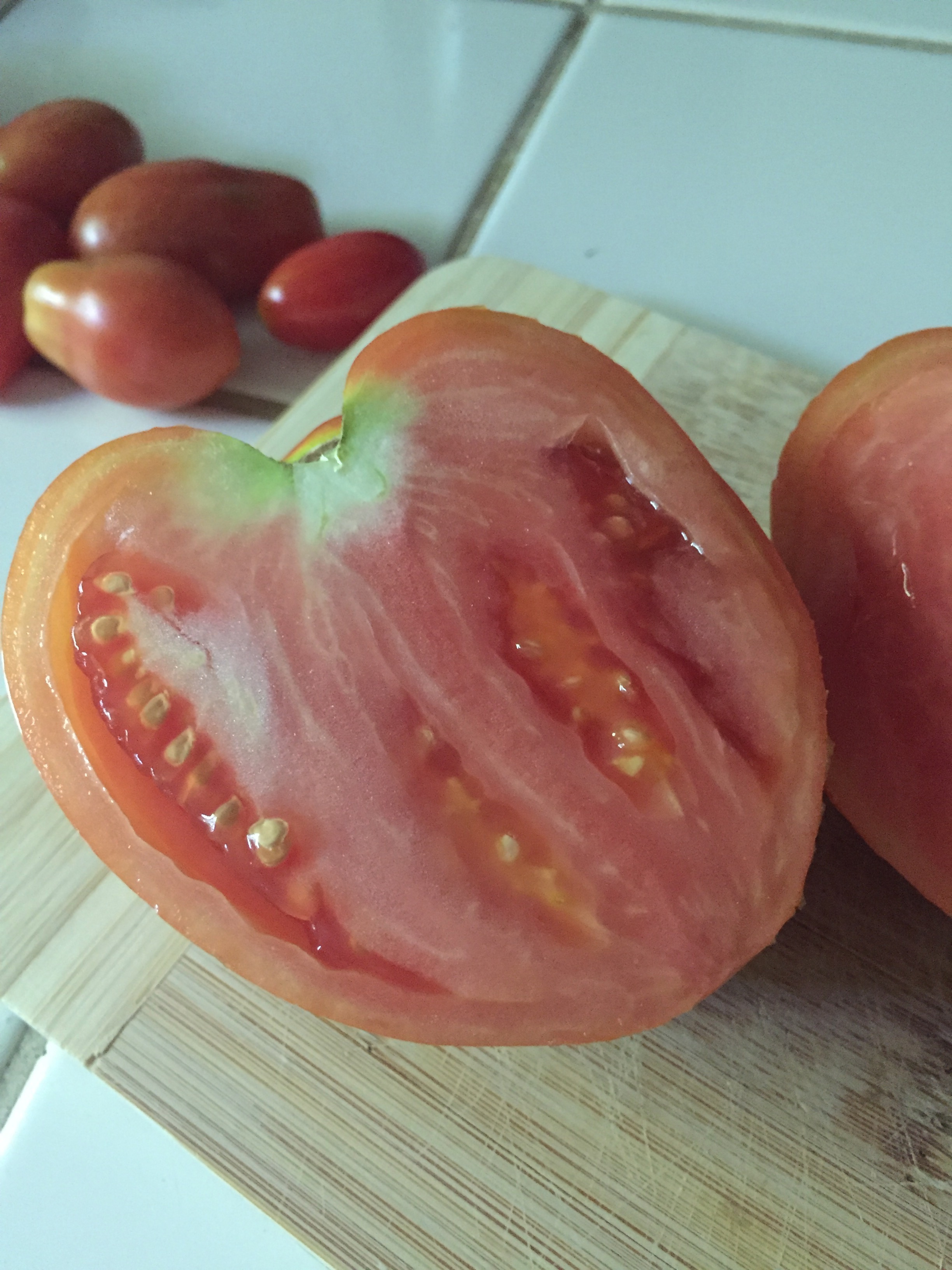 Meaty, juicy without being watery, fleshy. Yeah, baby.