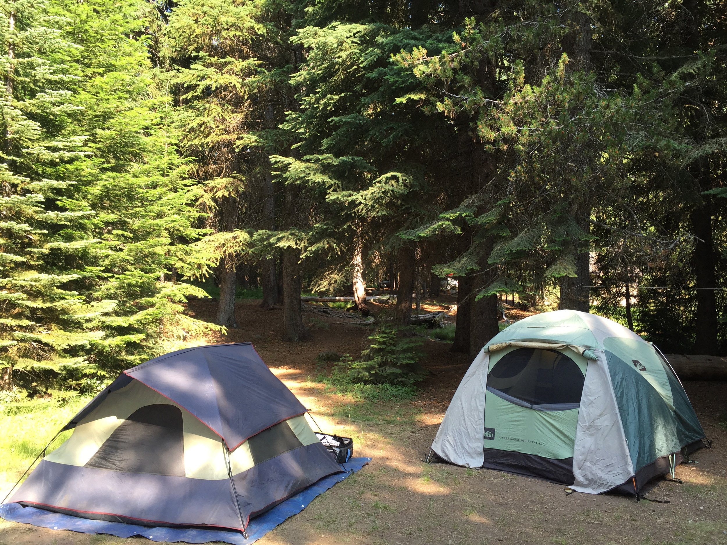 Campsite at Diamond Lake