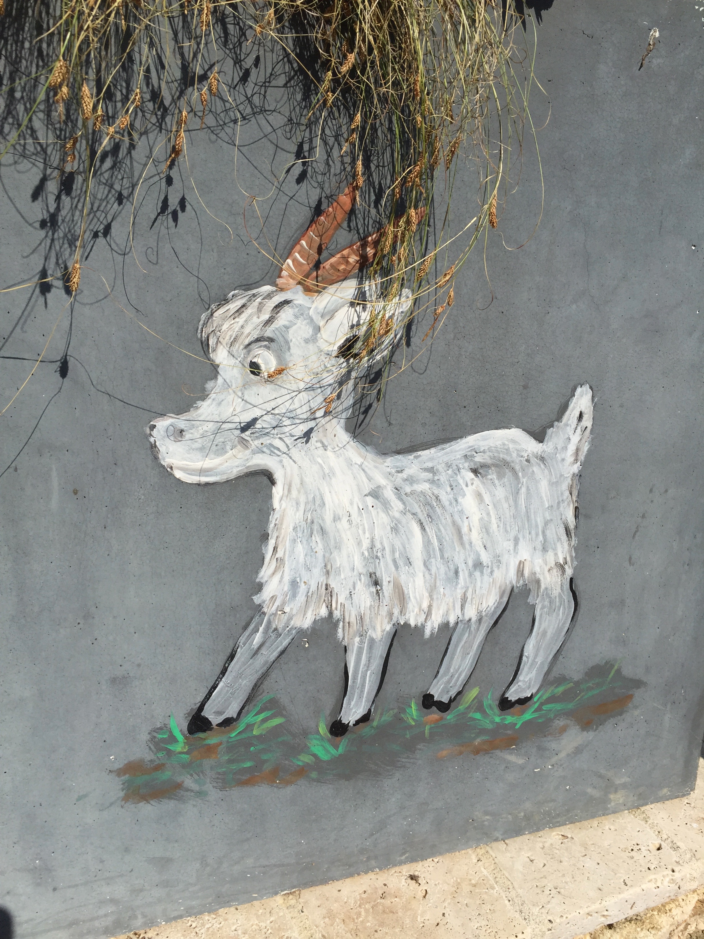 the sign greeting us at Ferme de la Cabinette, a goat farm owned by the Ragot family