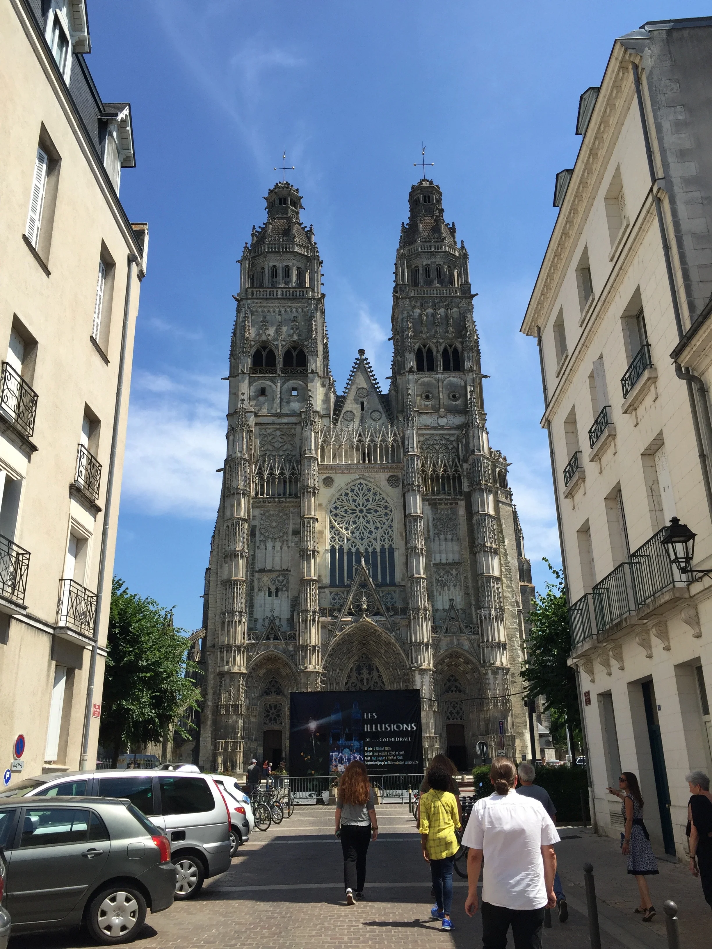 the cathedral in Tours