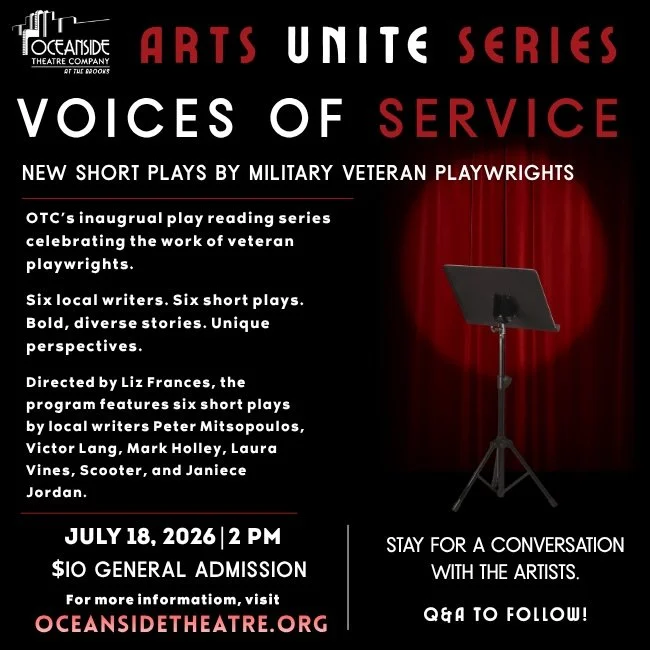 Voices of Service: New Short Plays by Military Veteran Playwrights