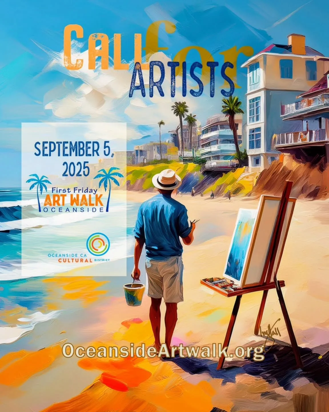 🎨✨&nbsp;Your Art Belongs Here.&nbsp;✨🎨

🌊 Oceanside Art Walk is calling all artists, makers, and dreamers to share their handmade creations with the community. 🌊

If your work is made with your own two hands (no resale items, please), this is you