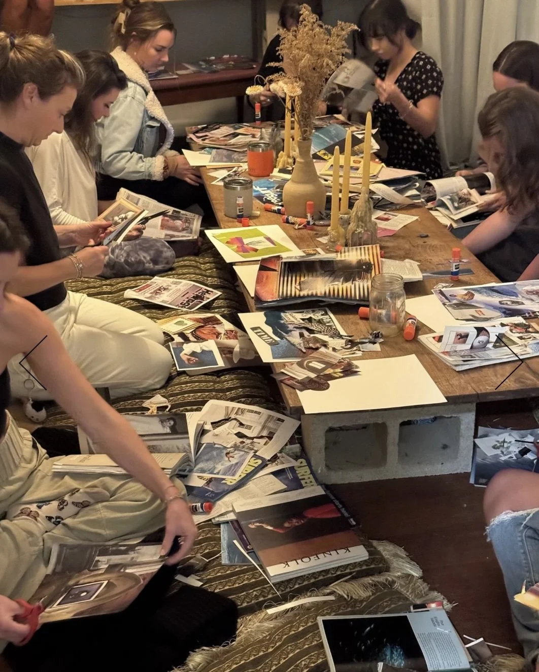 Vision Board Collage Night