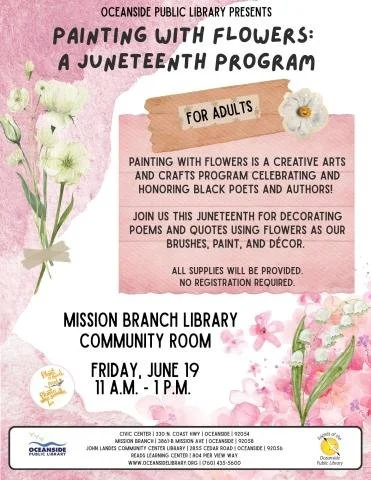 Painting with Flowers: a Juneteenth Program