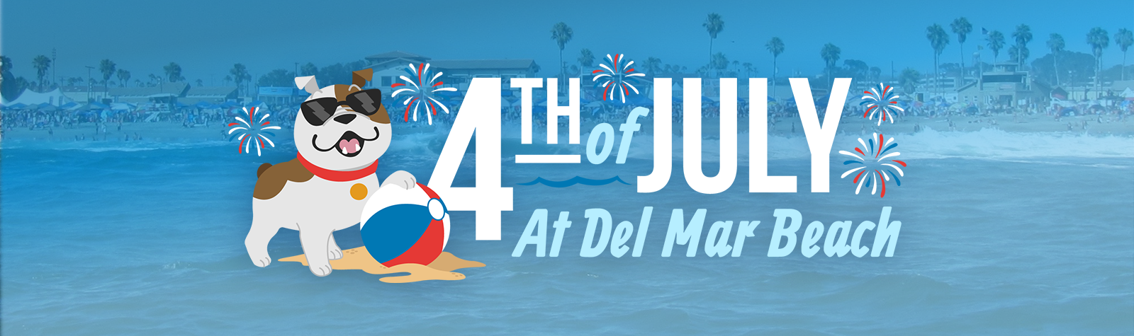 4th of July at Del Mar Beach
