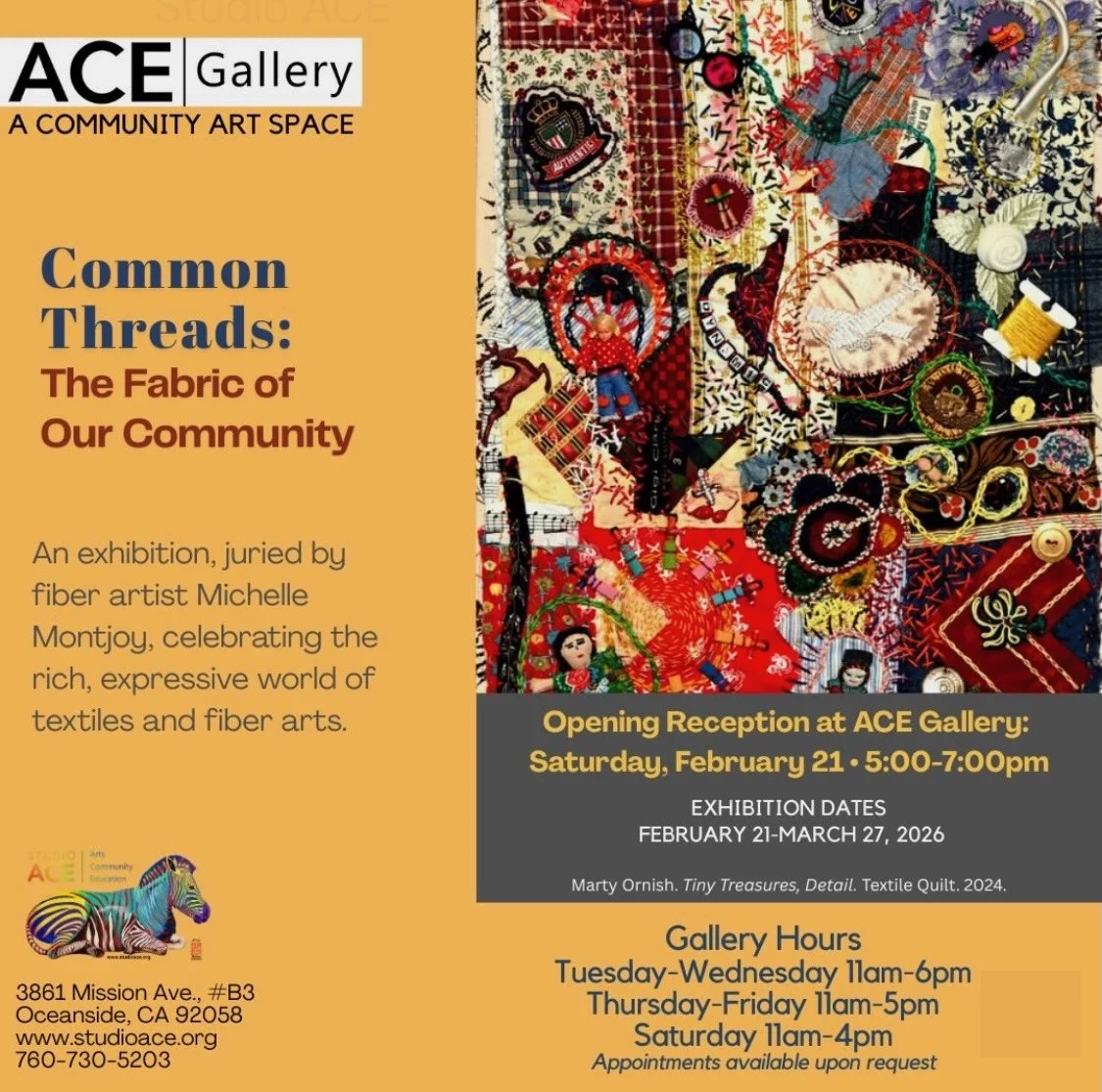 Exhibition Reception: Common Threads