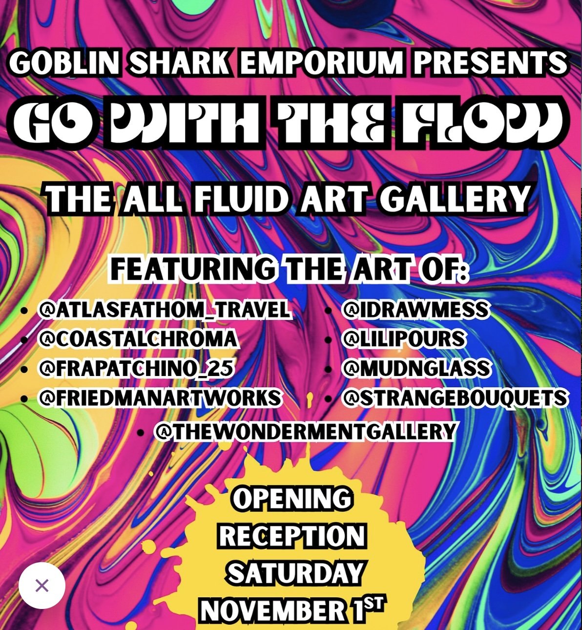 Exhibition Reception: Go With The Flow