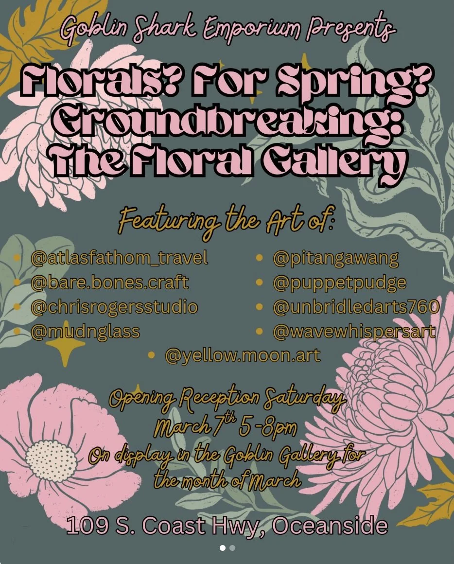 Exhibition Reception: Florals? For Spring? Groundbreaking
