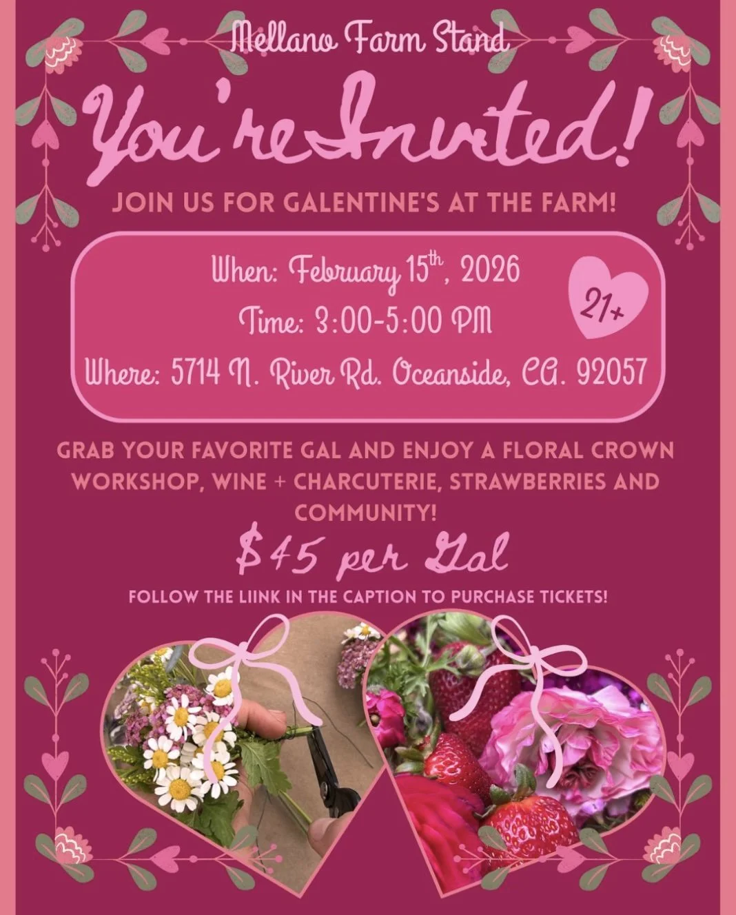 Galentine’s Day at the Farm