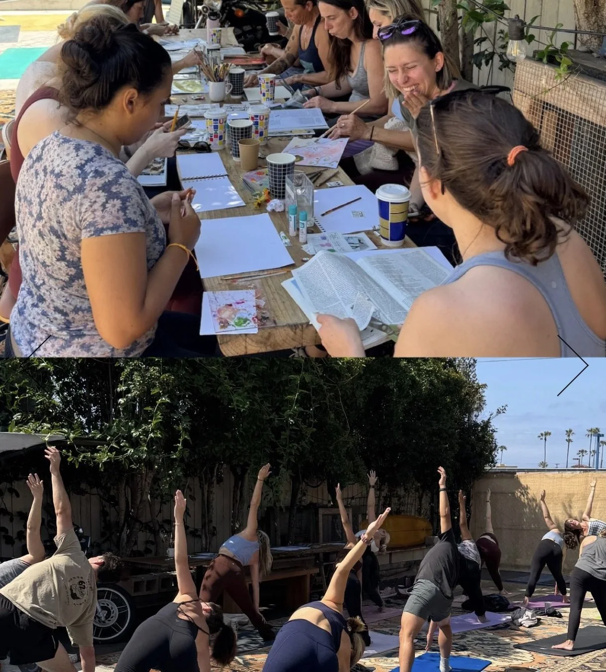 Creative Flow: Morning Yoga, Art, and Coffee