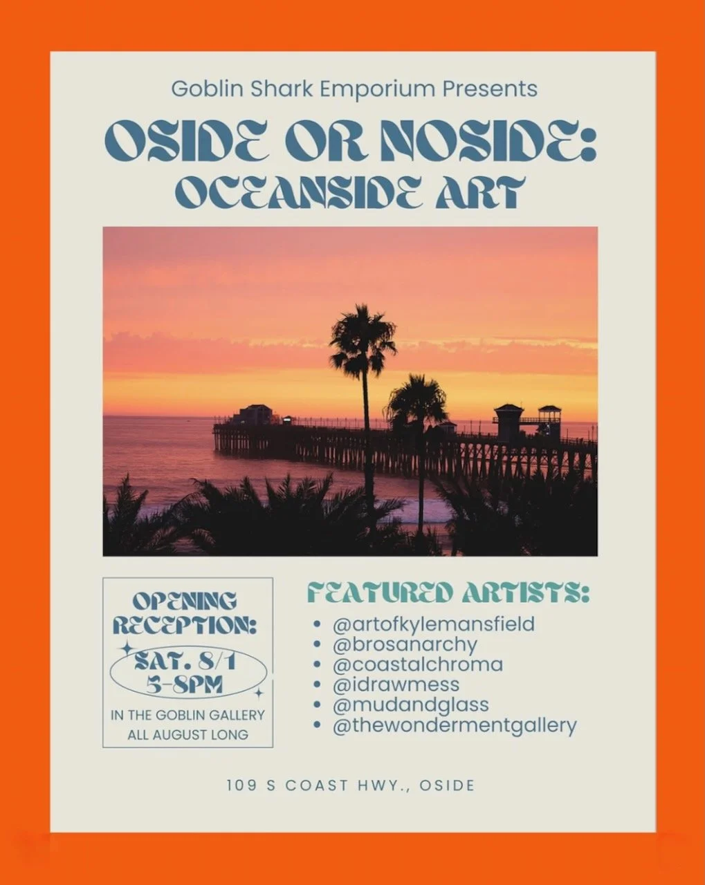 Exhibition Reception: OSide or No Side: Oceanside Art