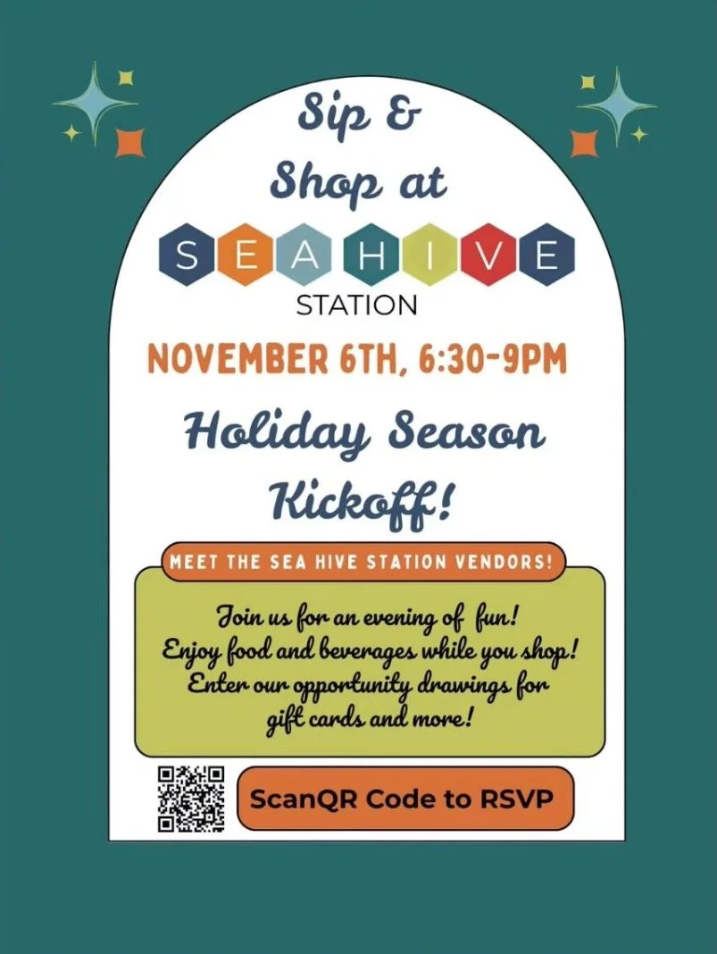 Sip & Shop at Sea Hive Station
