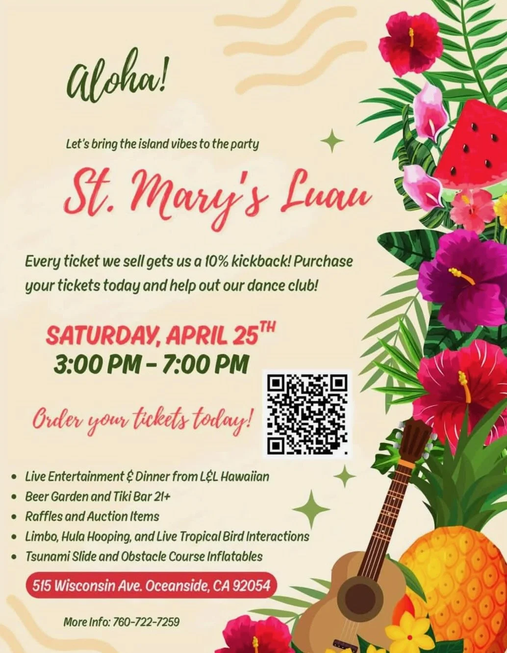 St Mary's Luau