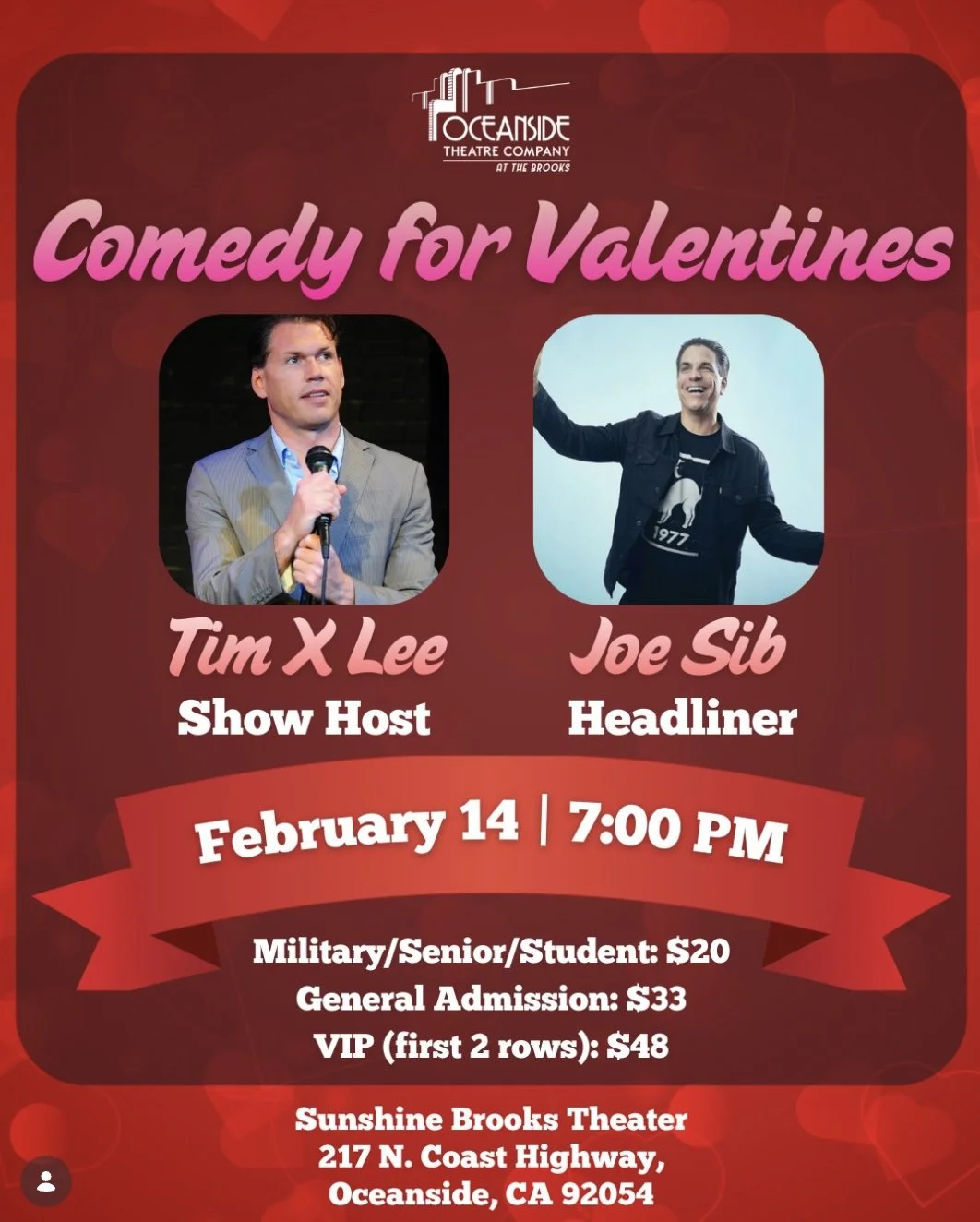 Comedy for Valentines