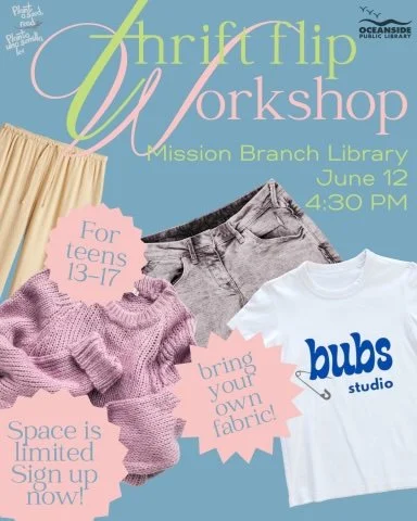 Thrift Flip Sewing Workshop with Bubs Studio