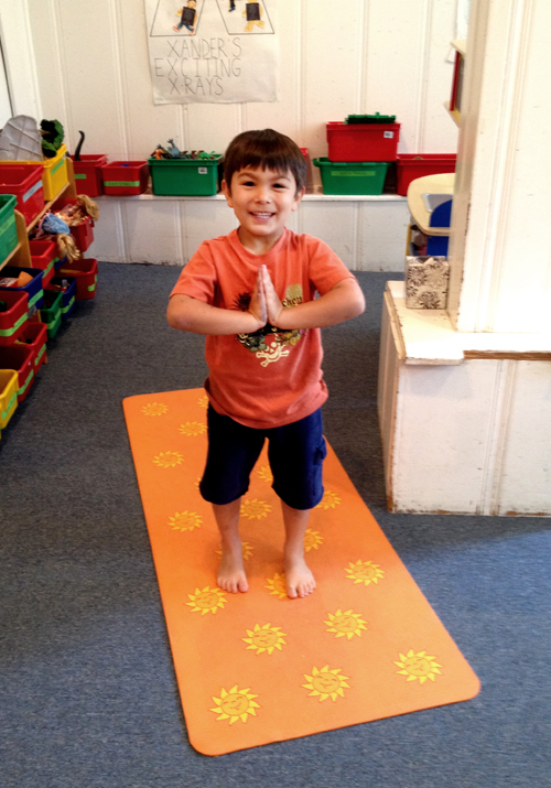 Kids yoga school classroom San Francisco