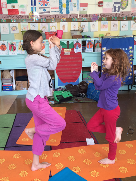 Kids yoga school classroom San Francisco