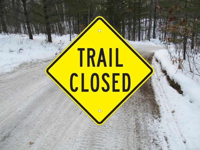Trails closing
