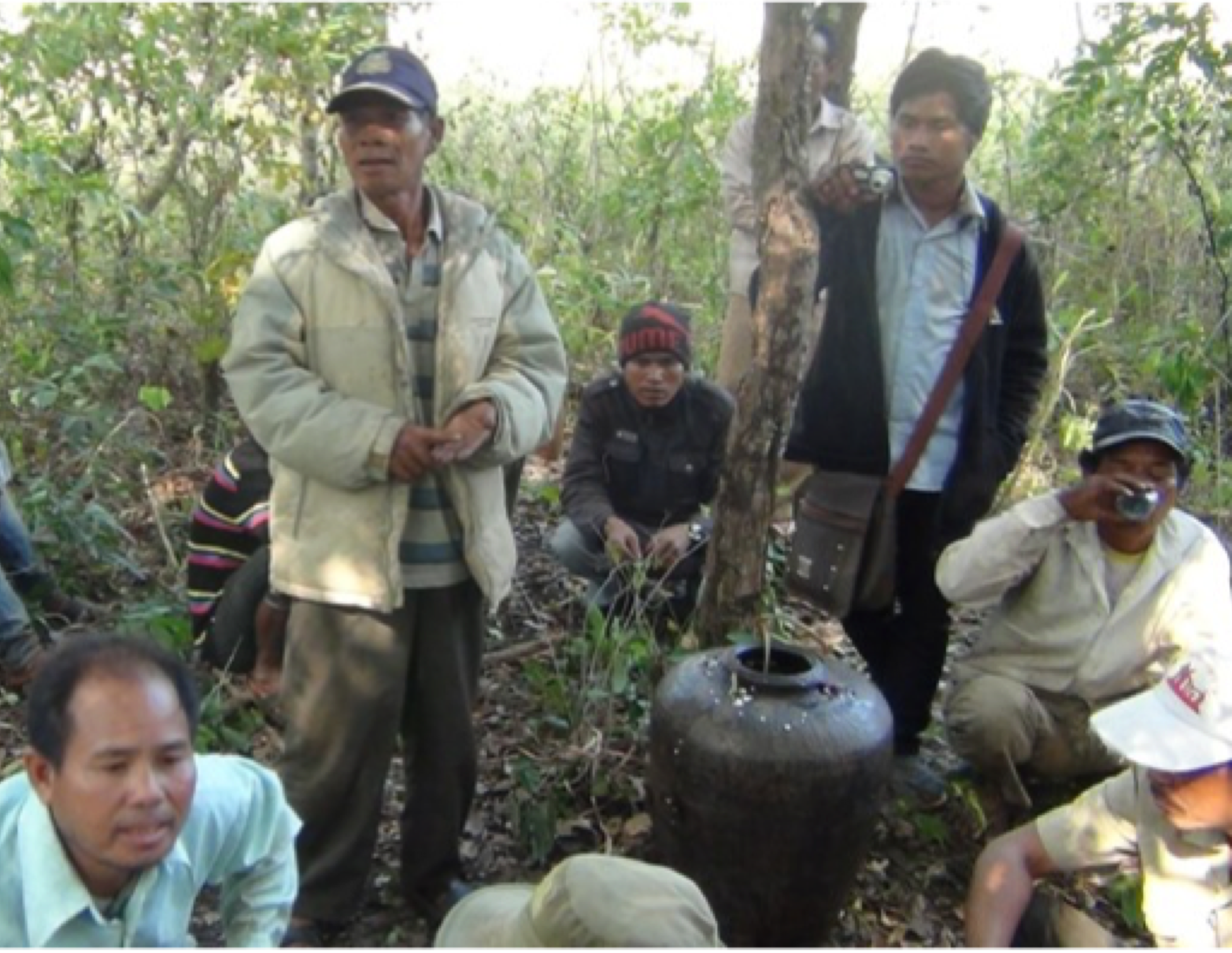 A group of indigenous Cambodians who now patrol their own forest, doing citizens arrests on illegal loggers. The NGO did not suggest this. They just worked on community processes for understanding changes happening around them and responding. ThIs is SELF organisation and, for me, beautiful development. 