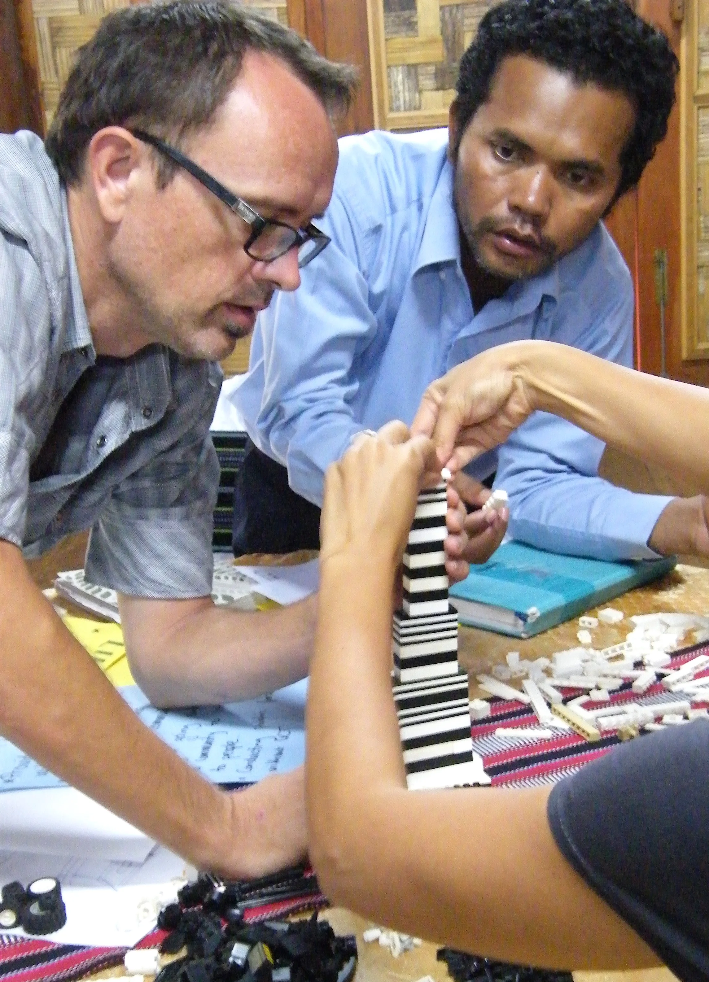 Fun and games in the "classroom". Cambodia 2017