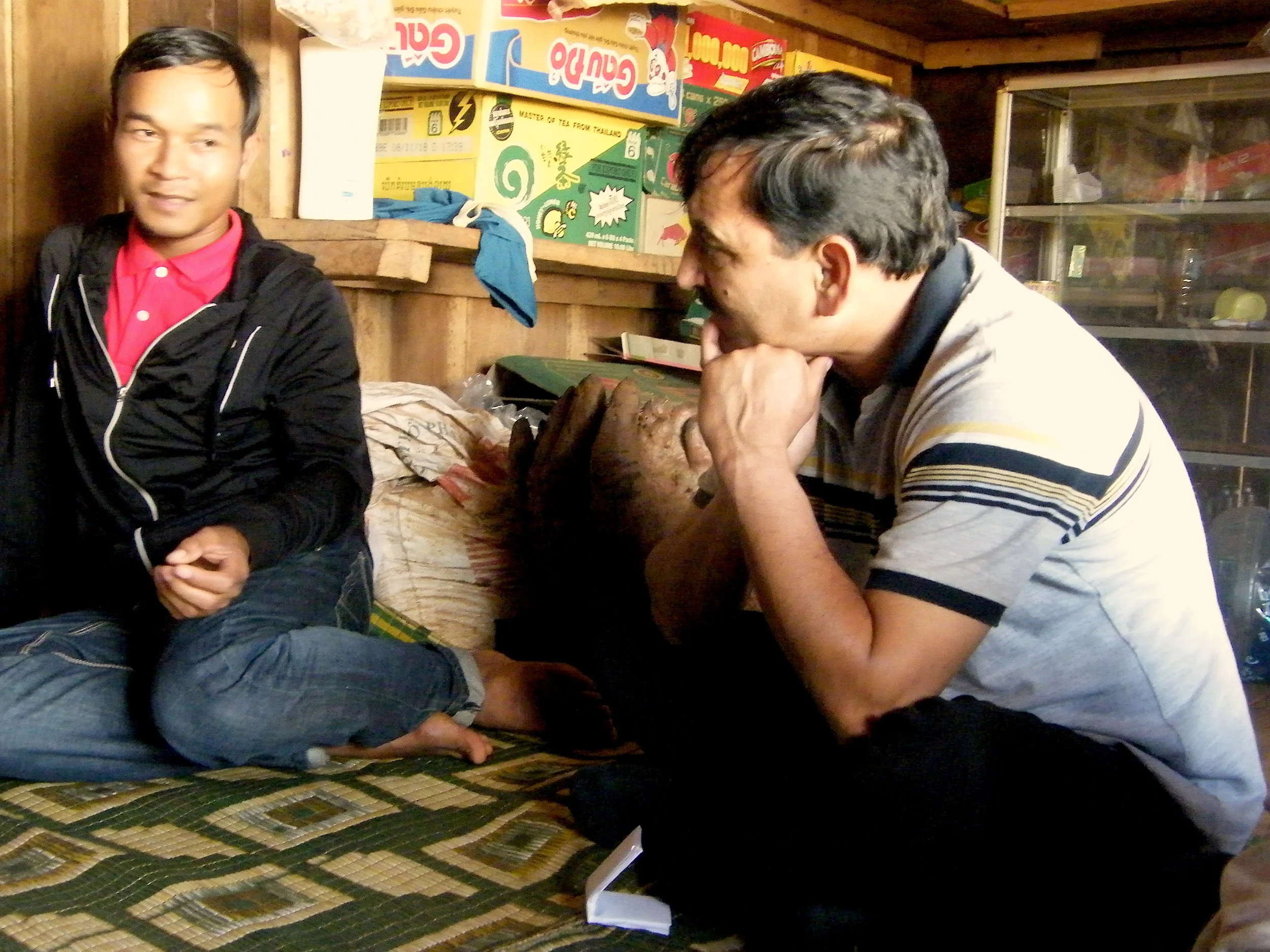 Harvesting Outcomes in rural Cambodia last week.... looking for envelopes being opened. 