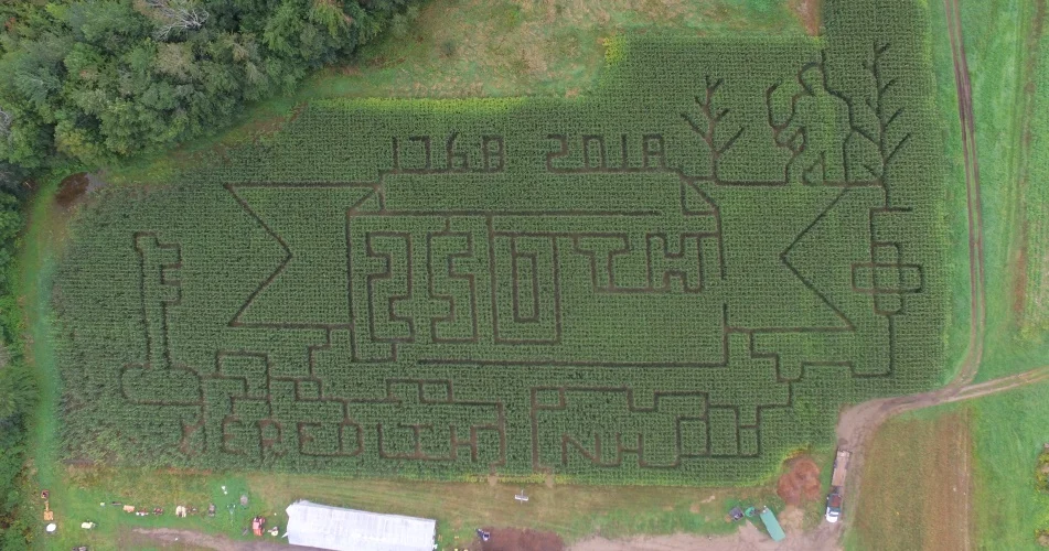 Corn Maze a Moulton Farm | A 250th celebration of Meredith, NH