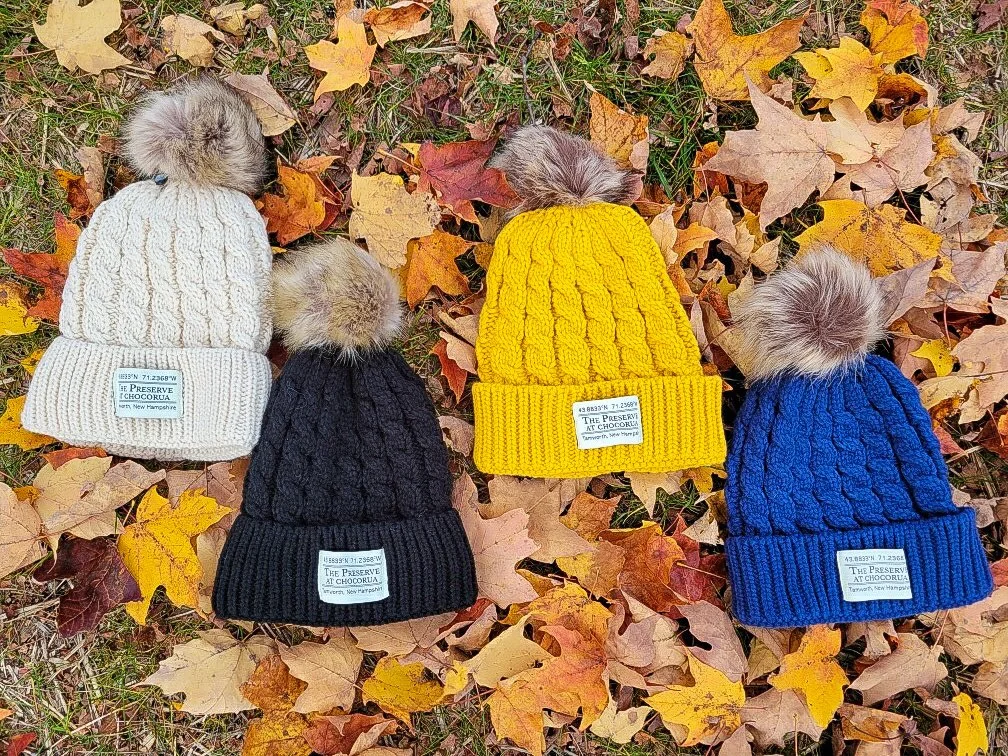 Cozy Cable Knit Hat — The Preserve at 