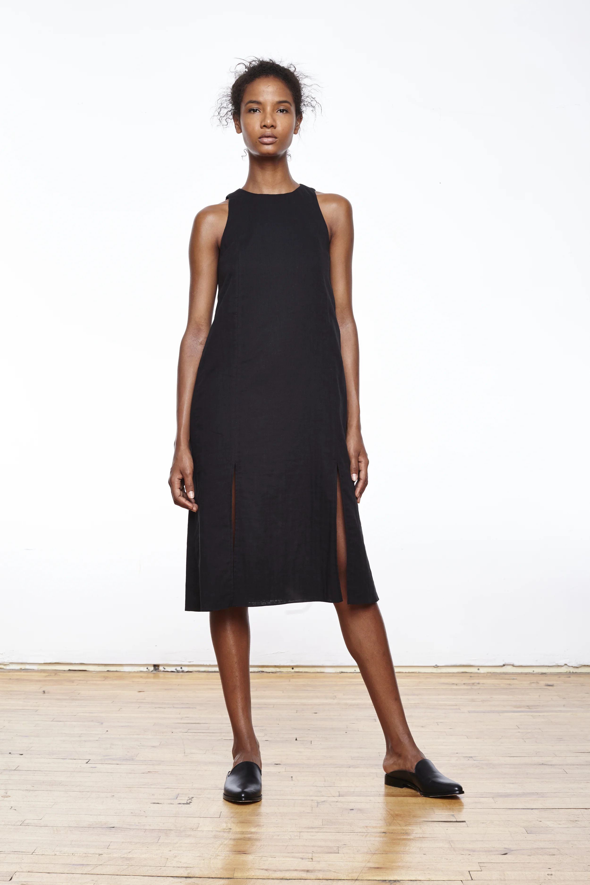 two front slits dress