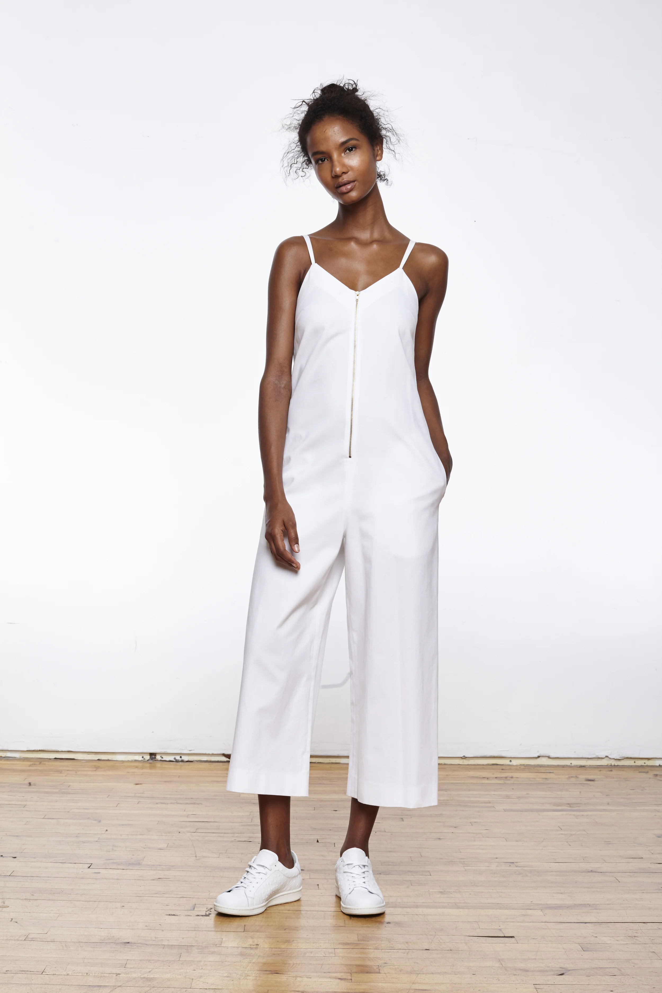 white tank jumpsuit