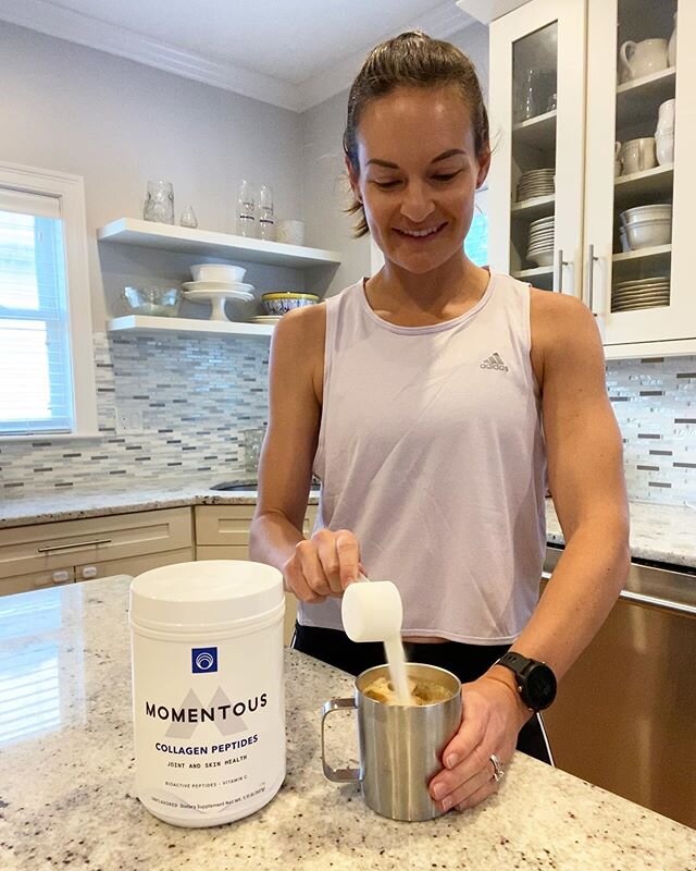 DOUBLE TAP 👇🏼 if you want healthy joints and skin! How about the ability to train harder and longer? YES, PLS!

The @LiveMomentous Collagen Peptides are now available, and it&rsquo;s premium formula is an essential training tool for athletes. Why? 